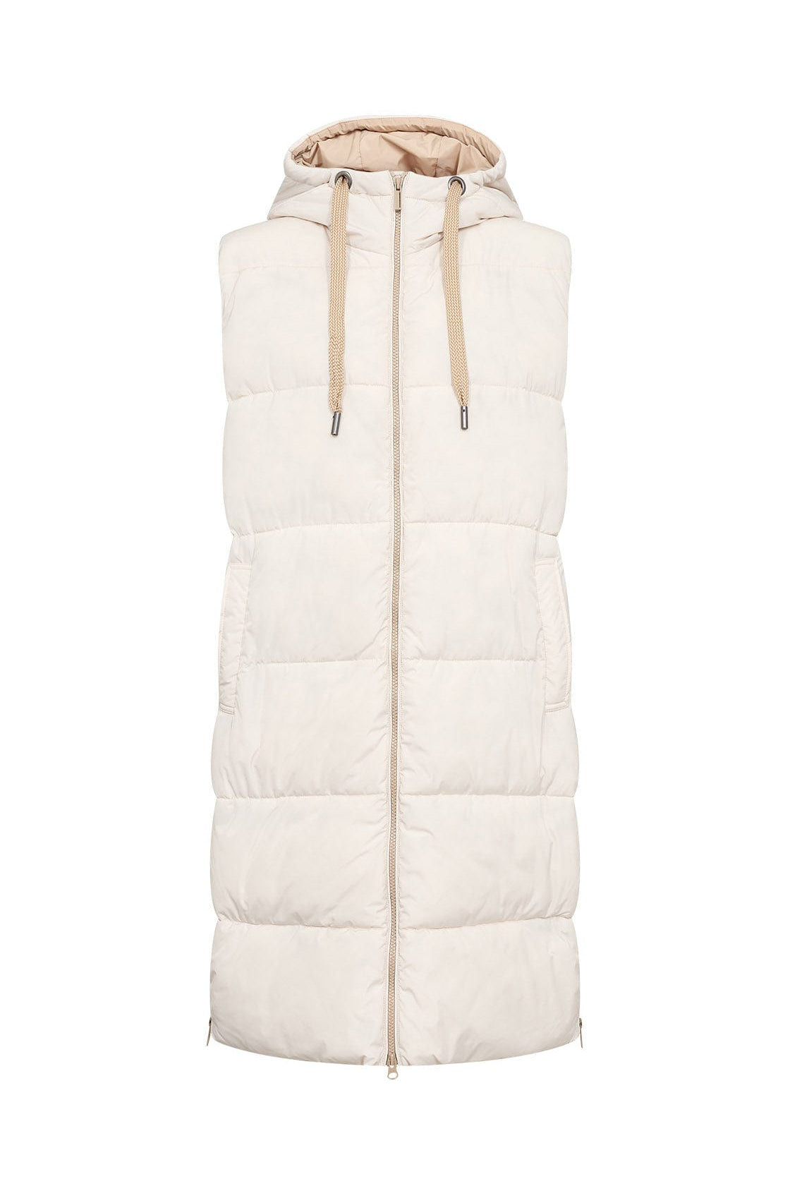 Soya Concept Nina Longline Gilet - Cream