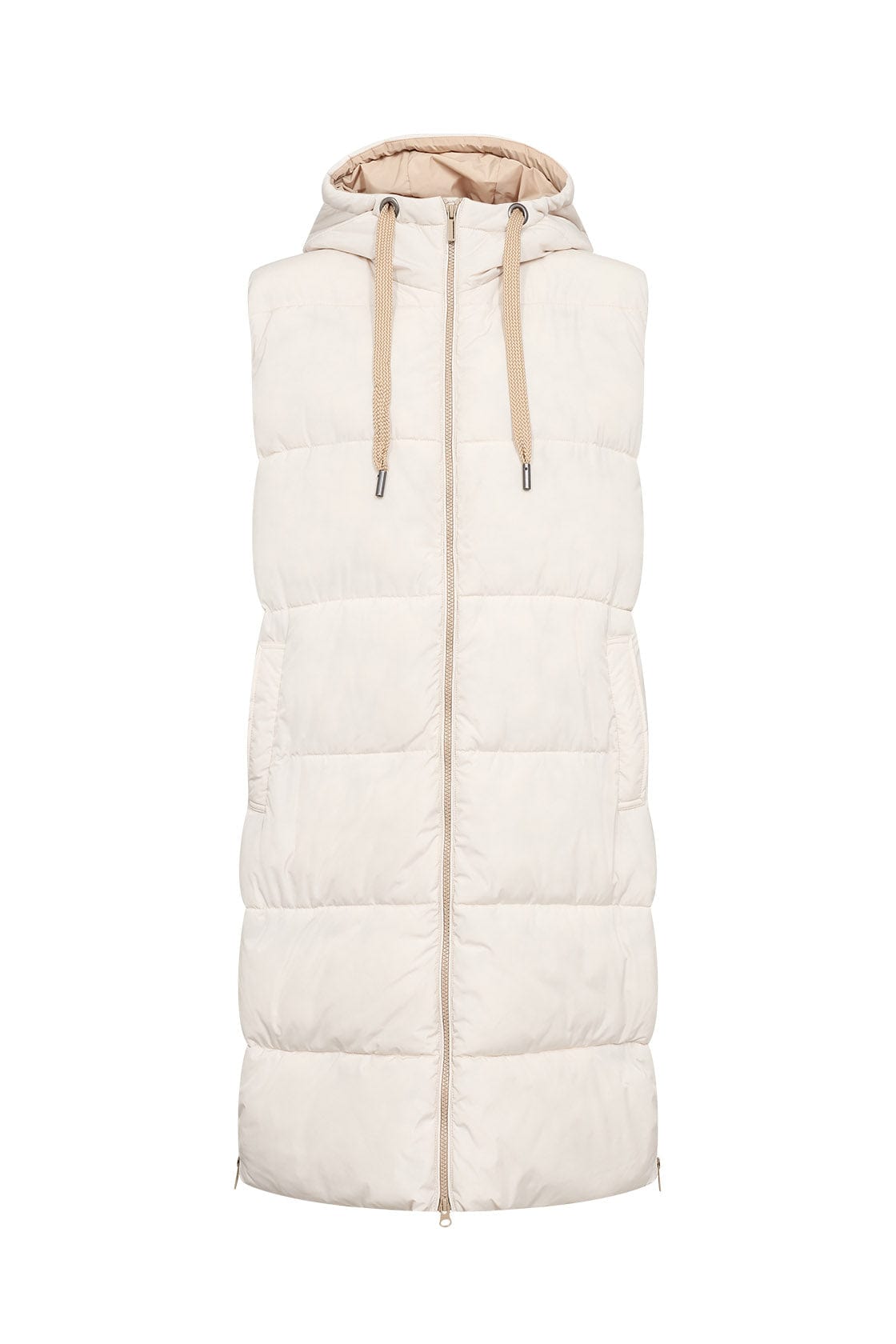 Soya Concept Nina Longline Gilet - Cream