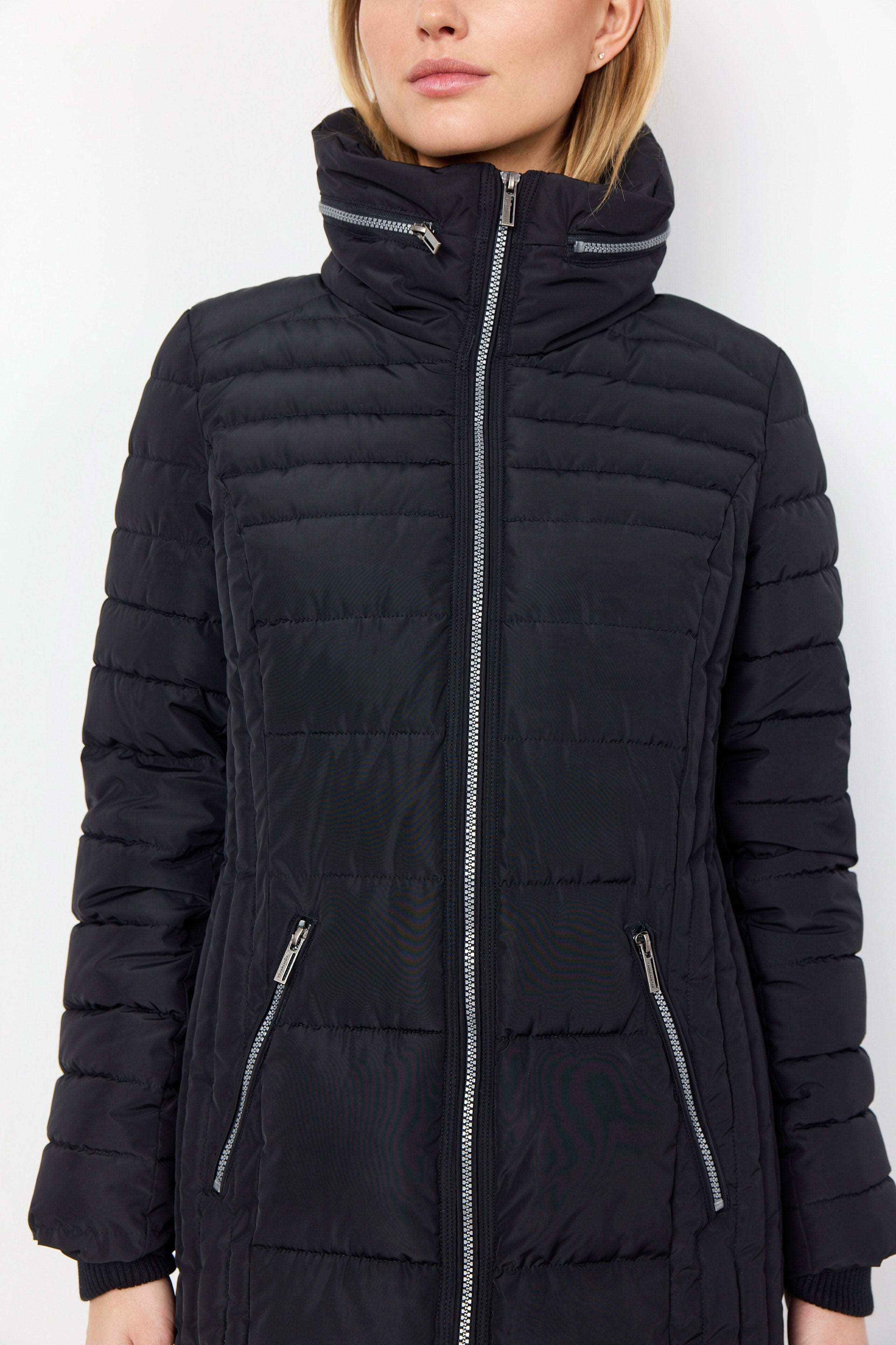 Soya Concept Nina Quilted Jacket - Black