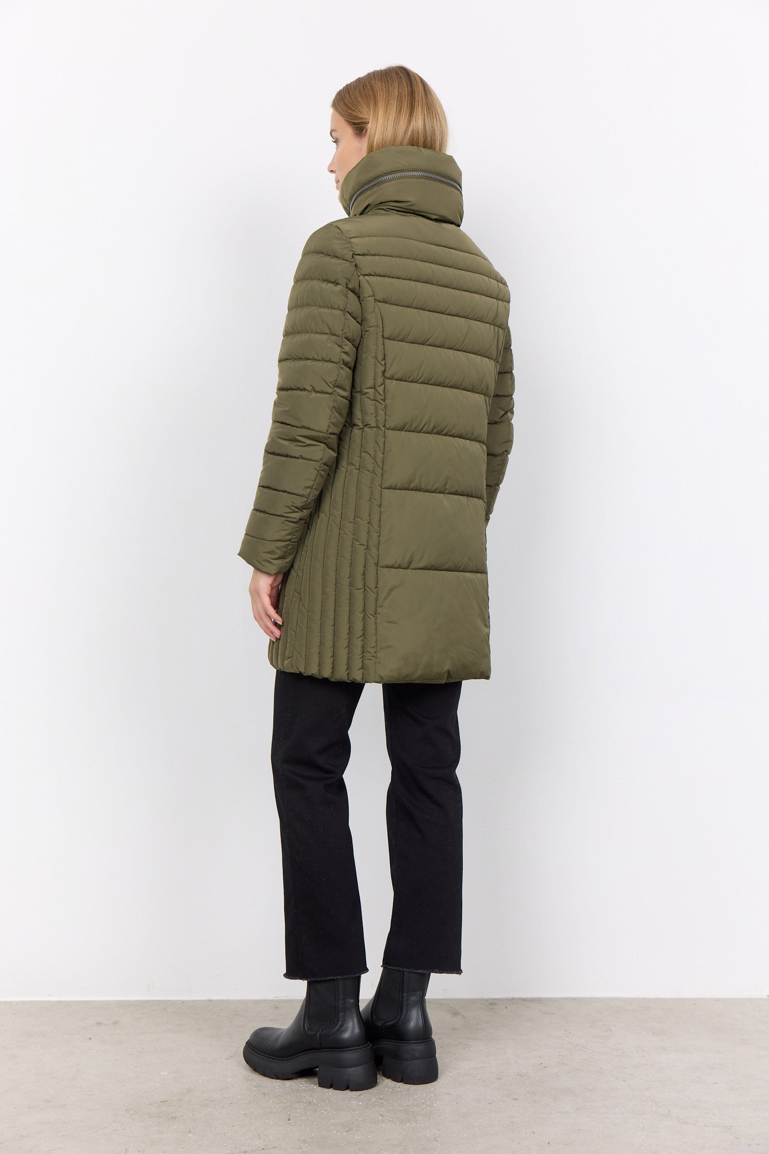 Soya Concept Nina Quilted Jacket - Olive