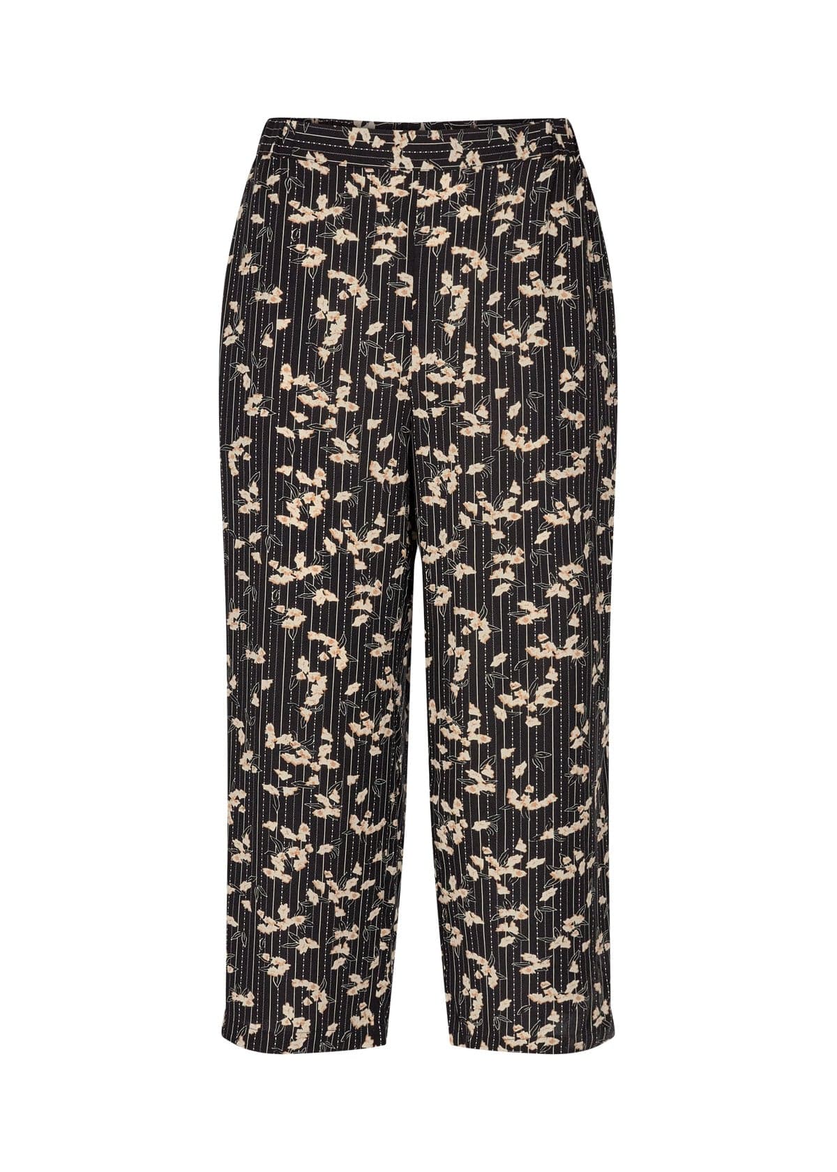 Soya Concept Ohio Printed Culottes - Black