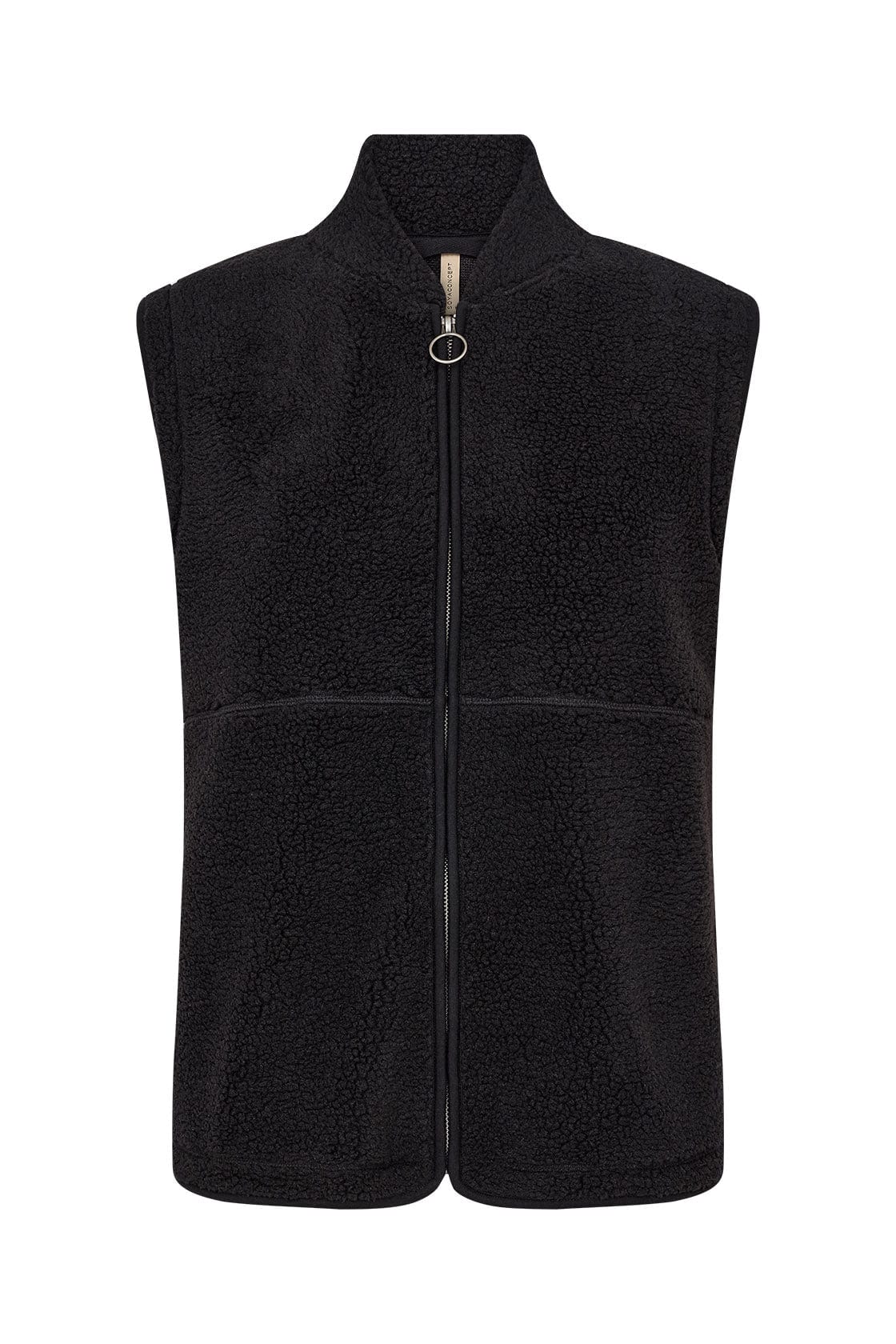 Soya Concept Onyx Fleece Gilet - Black