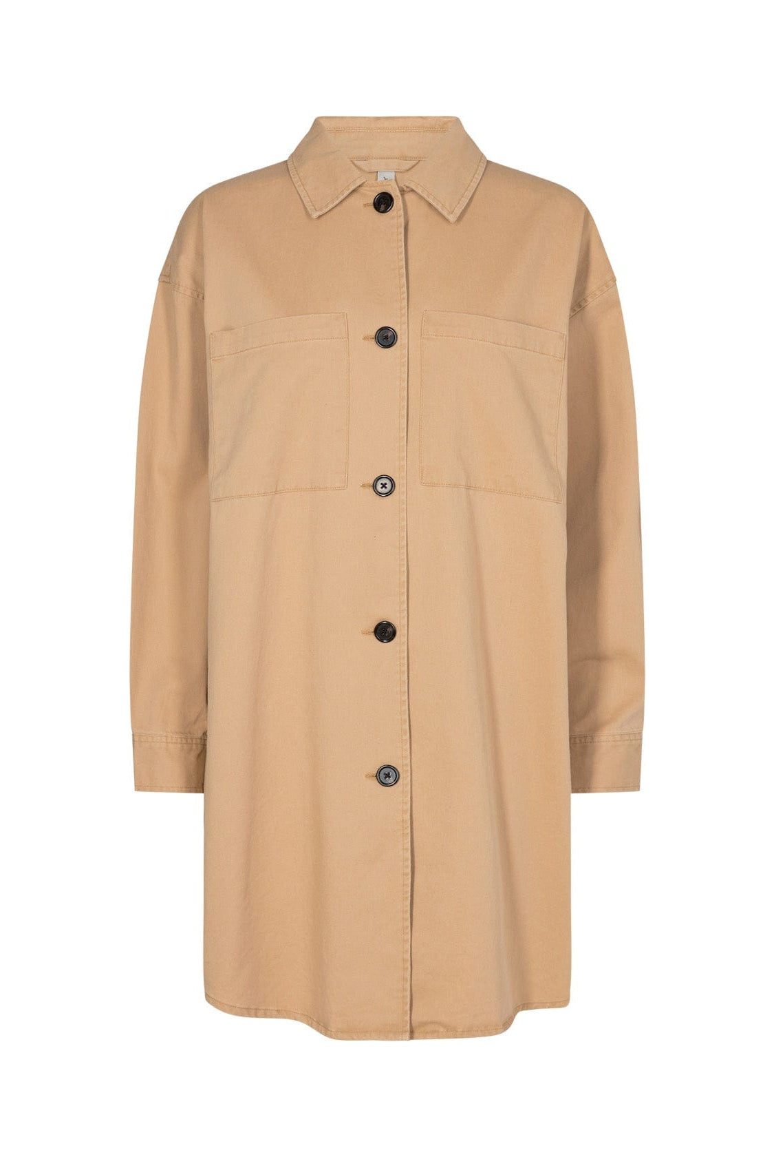 Soya Concept Orion Cotton Jacket - Biscuit