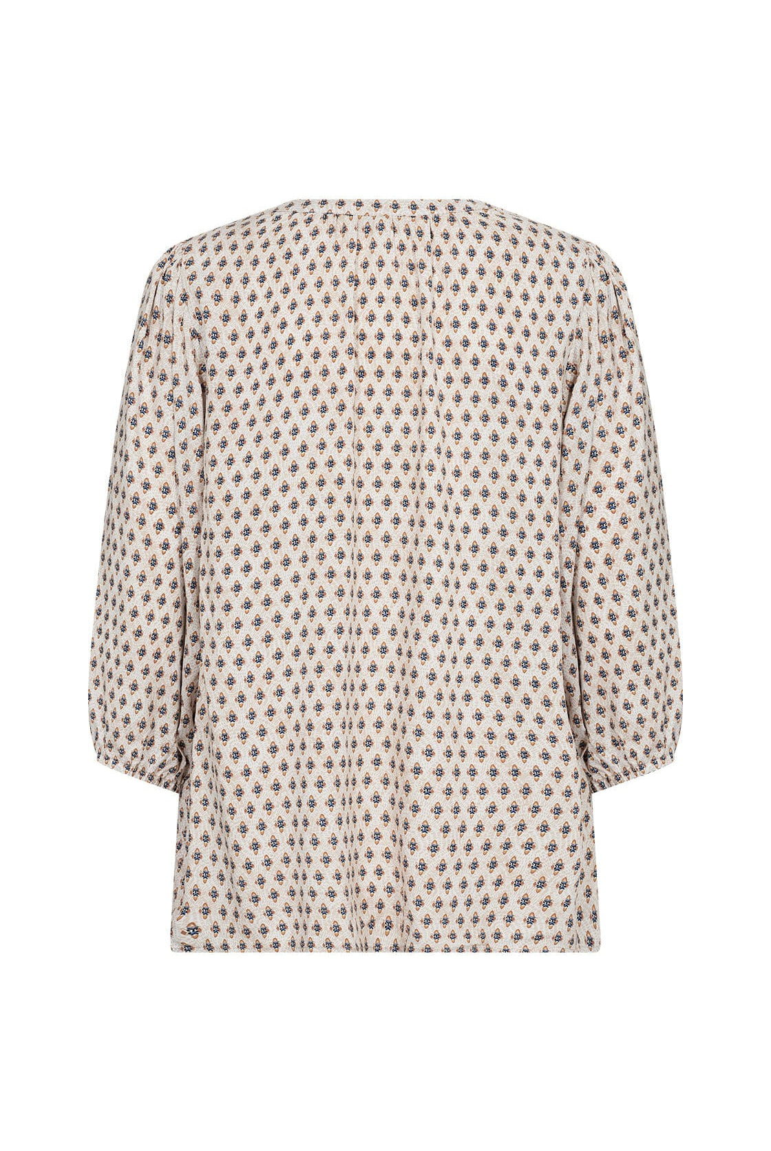 Soya Concept Pakize Printed Blouse - Air Blue Combi