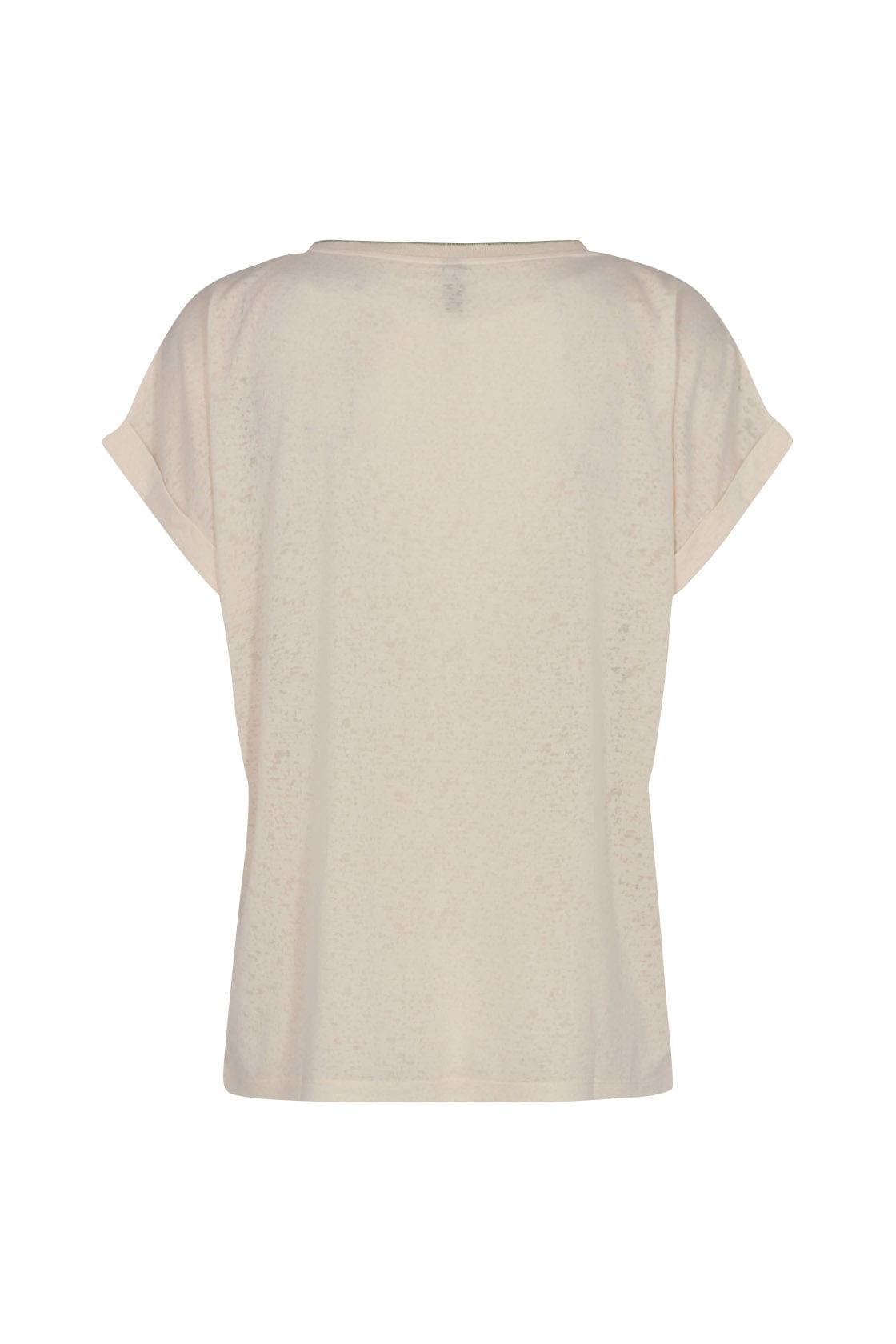 Soya Concept Panik Printed Detail T-Shirt - Cream