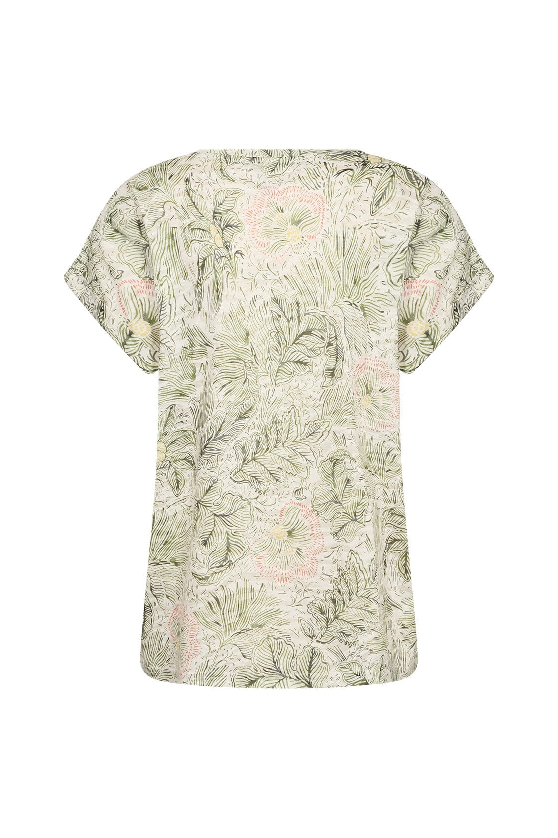 Soya Concept Panike Printed T-Shirt - Thyme Combi
