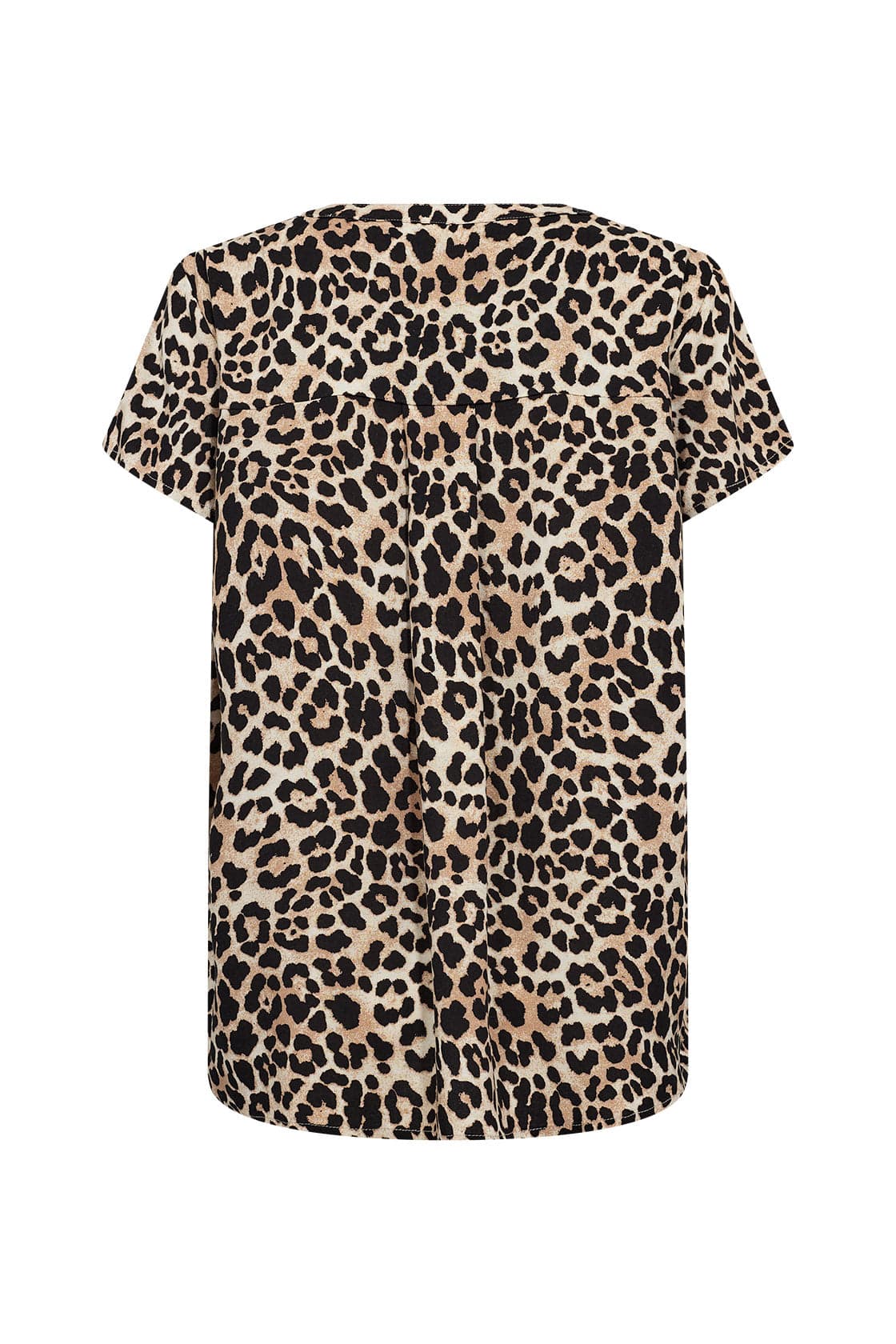 Soya Concept Pietta Leopard Print Top - Sand Combi