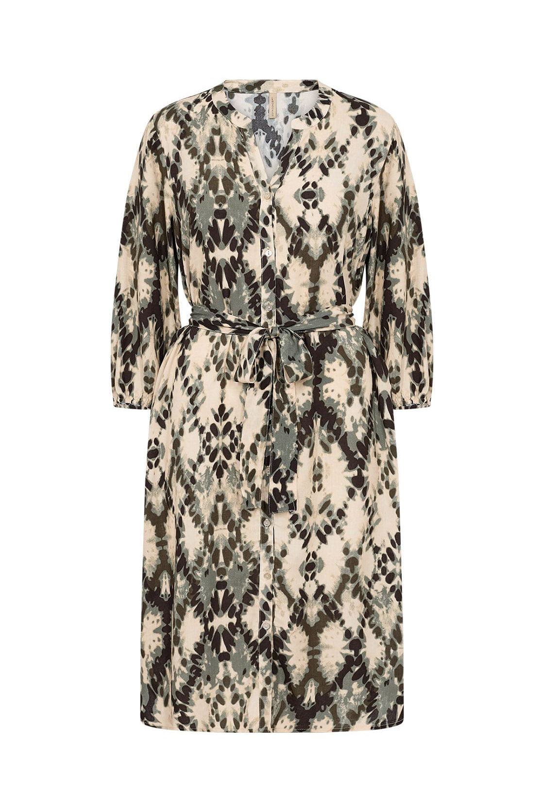 Soya Concept Pontida Abstract Print Dress - Misty Combi