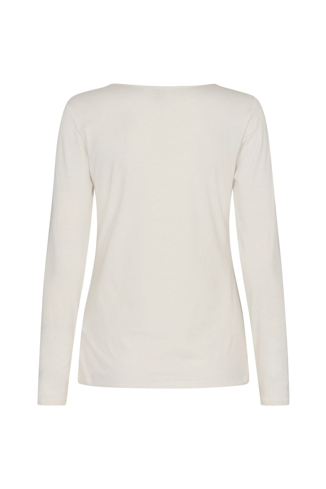 Soya Concept Pylle Plain Long Sleeve Top - Off White