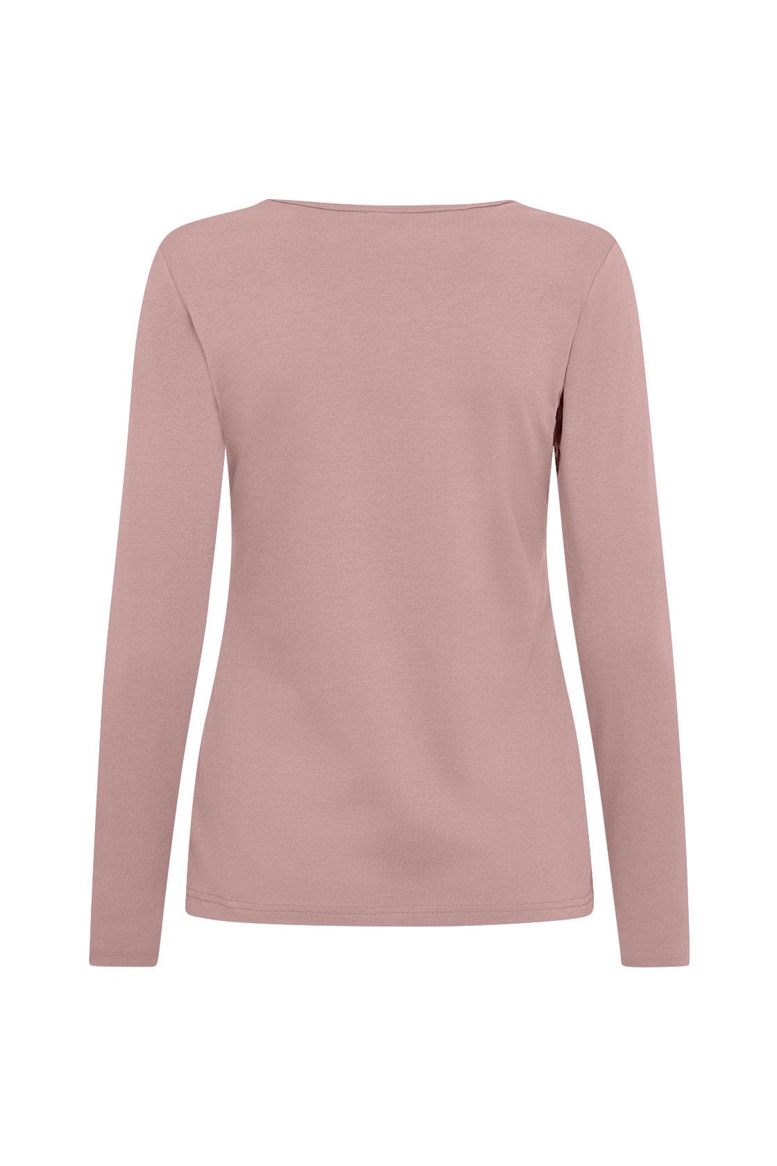 Soya Concept Pylle Plain Long Sleeve Top - Woodrose