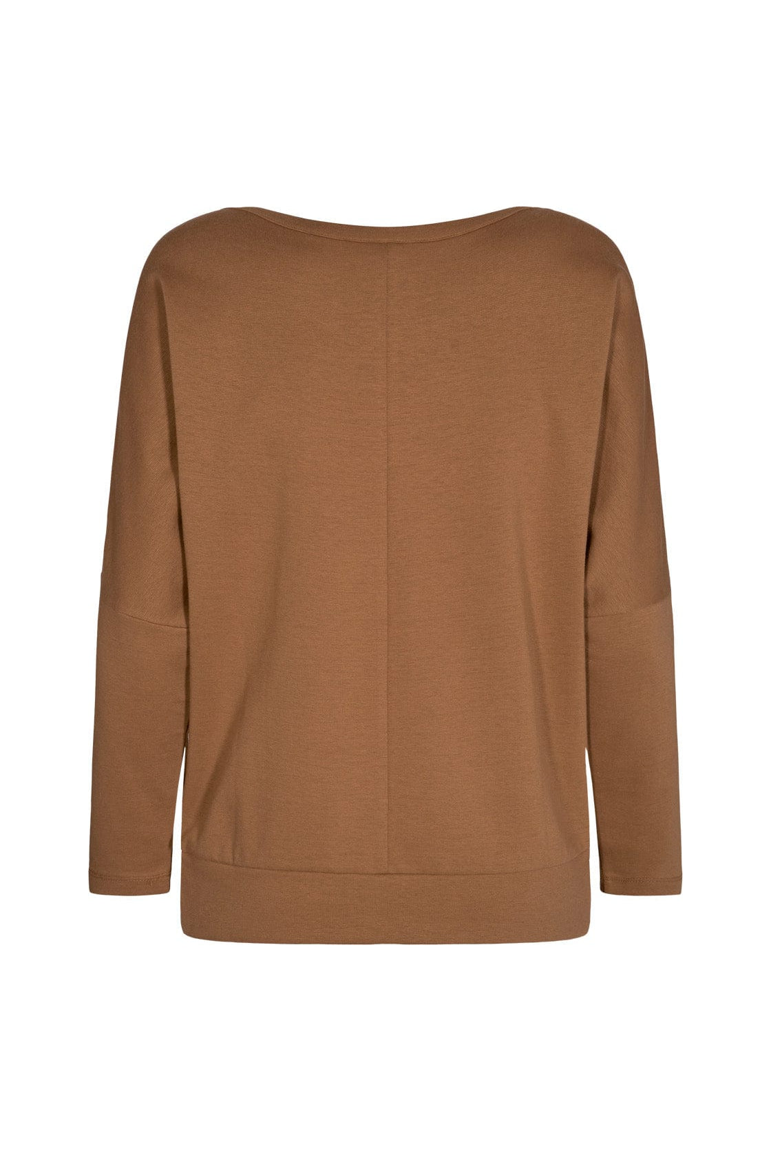 Soya Concept Rabine Plain Long Sleeve Top - Caramel