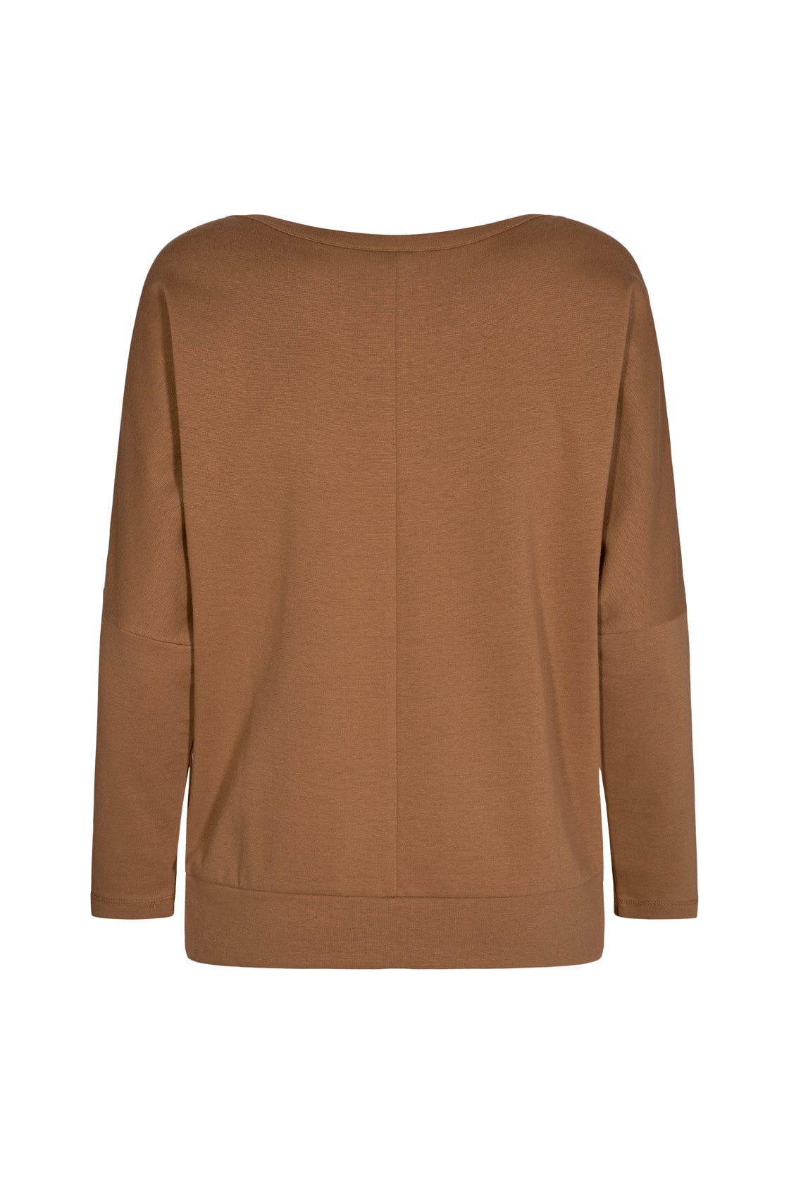 Soya Concept Rabine Plain Long Sleeve Top - Caramel