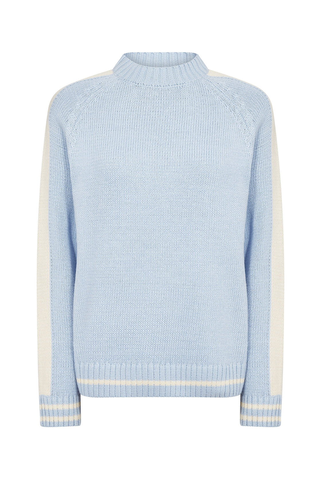 Soya Concept Remone Contrast Stripe Cotton Jumper - Windsurfer Combi