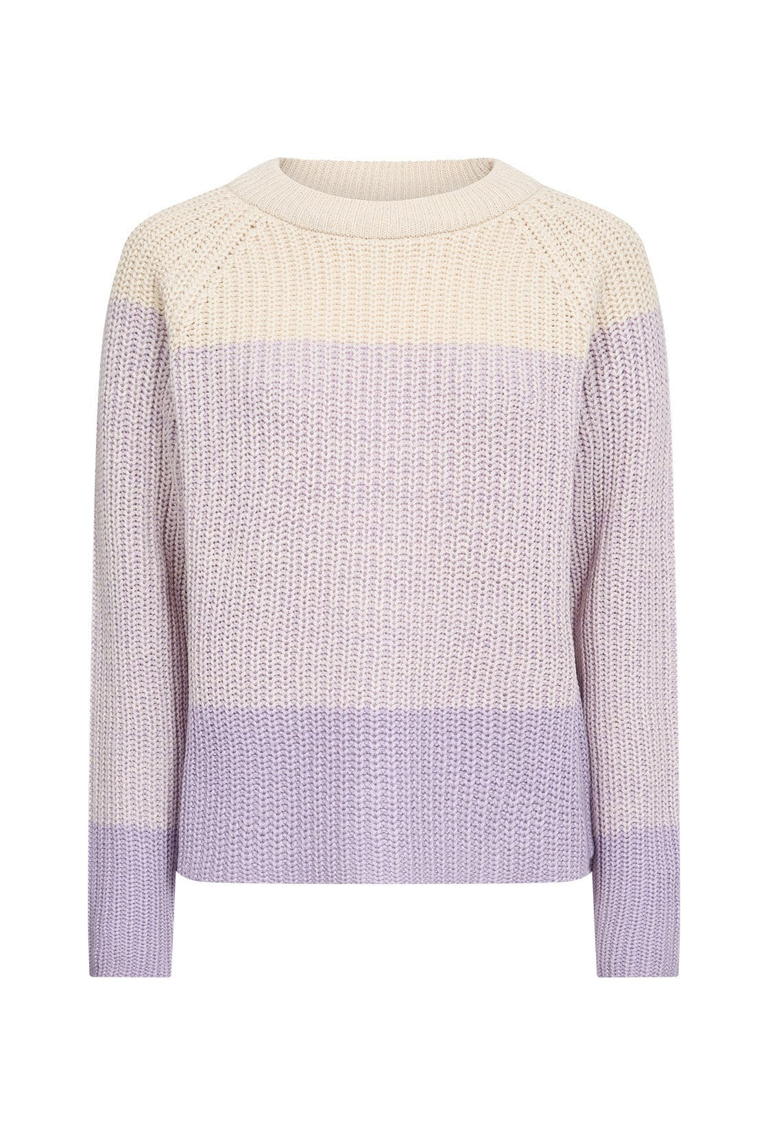 Soya Concept Remone Stripe Jumper - Lilac Breeze Combi
