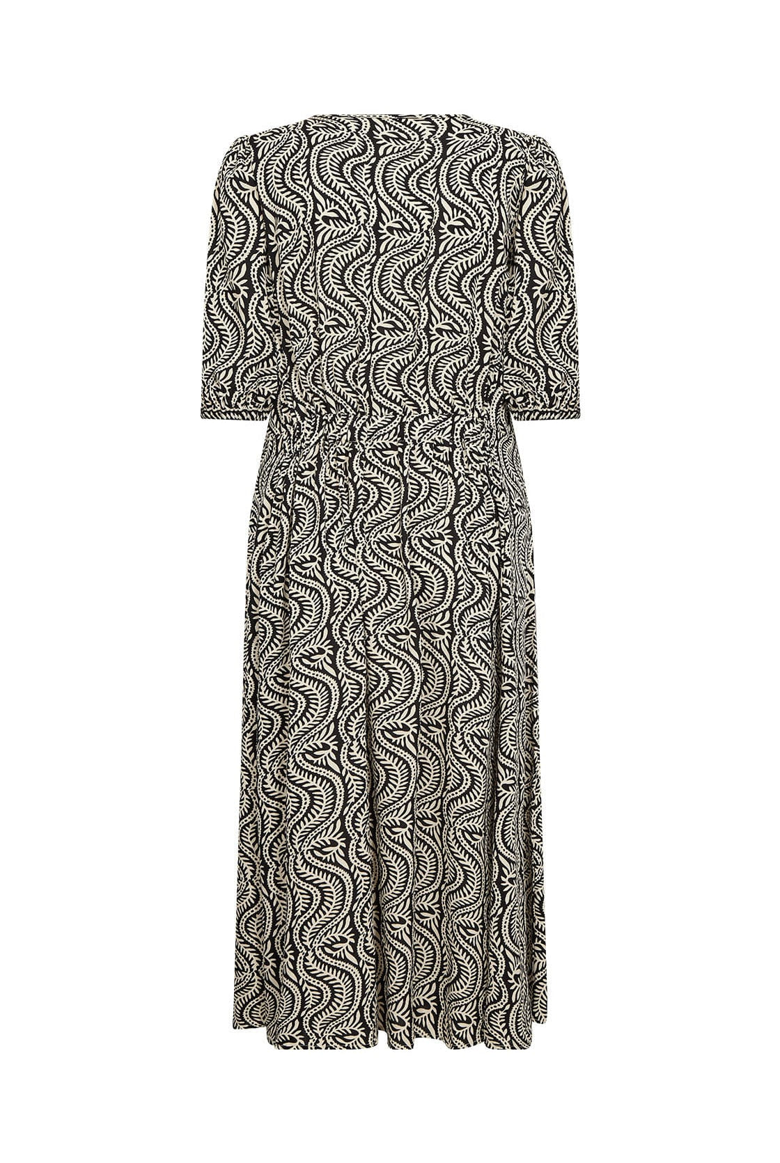 Soya Concept Rositta Printed Midi Dress - Black Combi