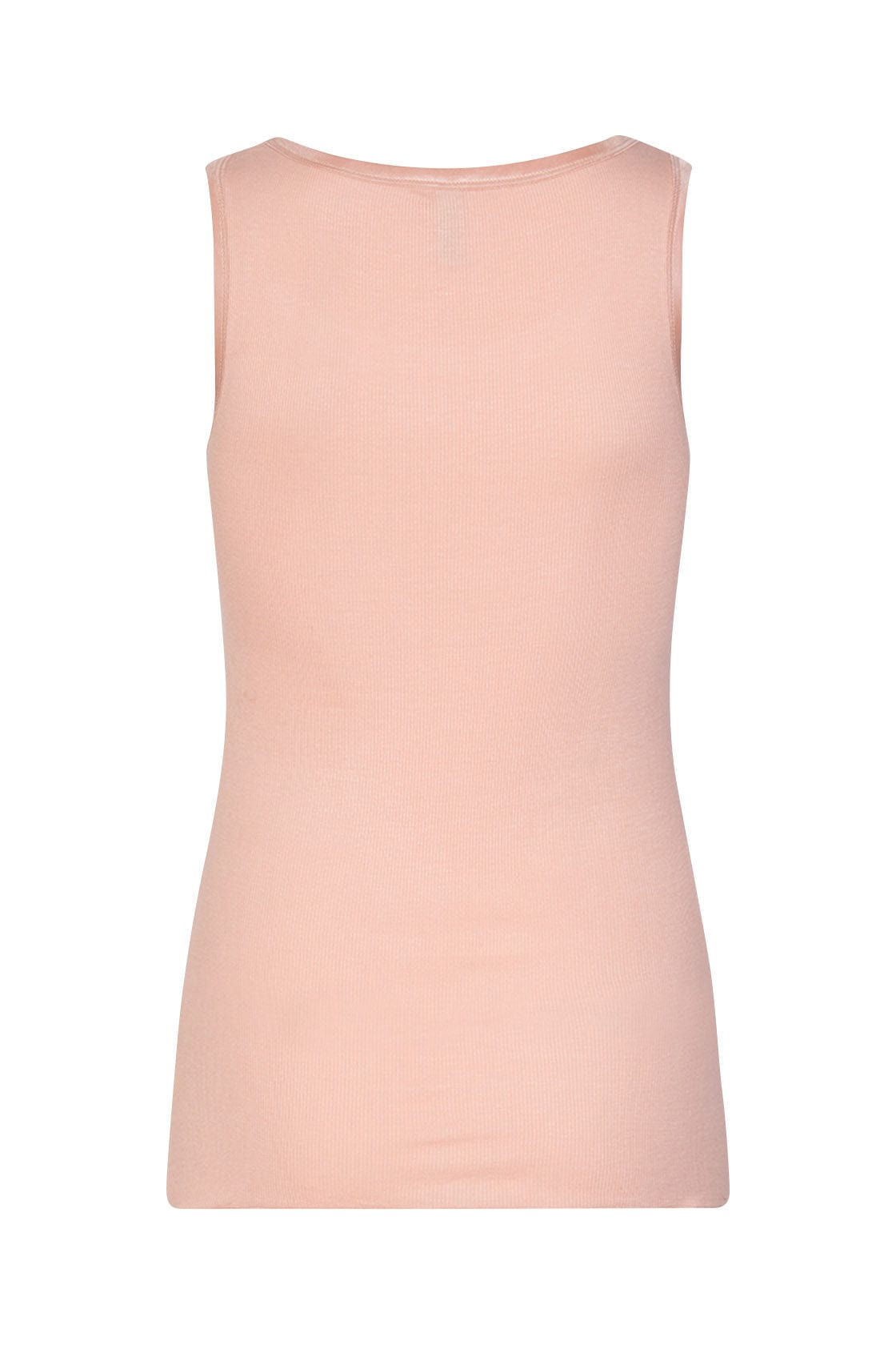 Soya Concept Ryan Plain Ribbed Vest Top - Rose Cloud