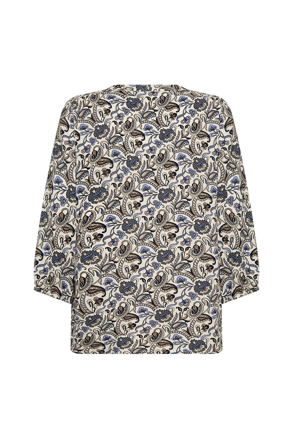 Soya Concept Samea Printed Three Quarter Sleeve Blouse - Hydrangea Combi