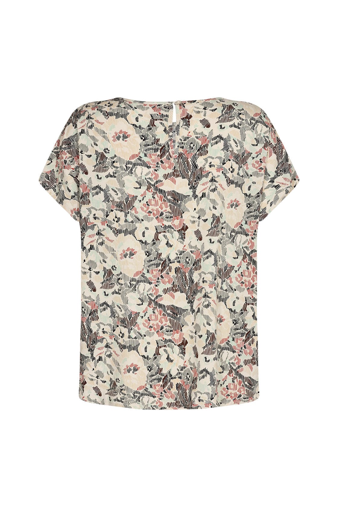 Soya Concept Sammy Printed Blouse - Shadow Green Combi