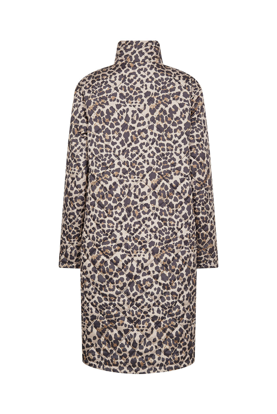 Soya Concept Sedine Quilted Leopard Print - Black Combi