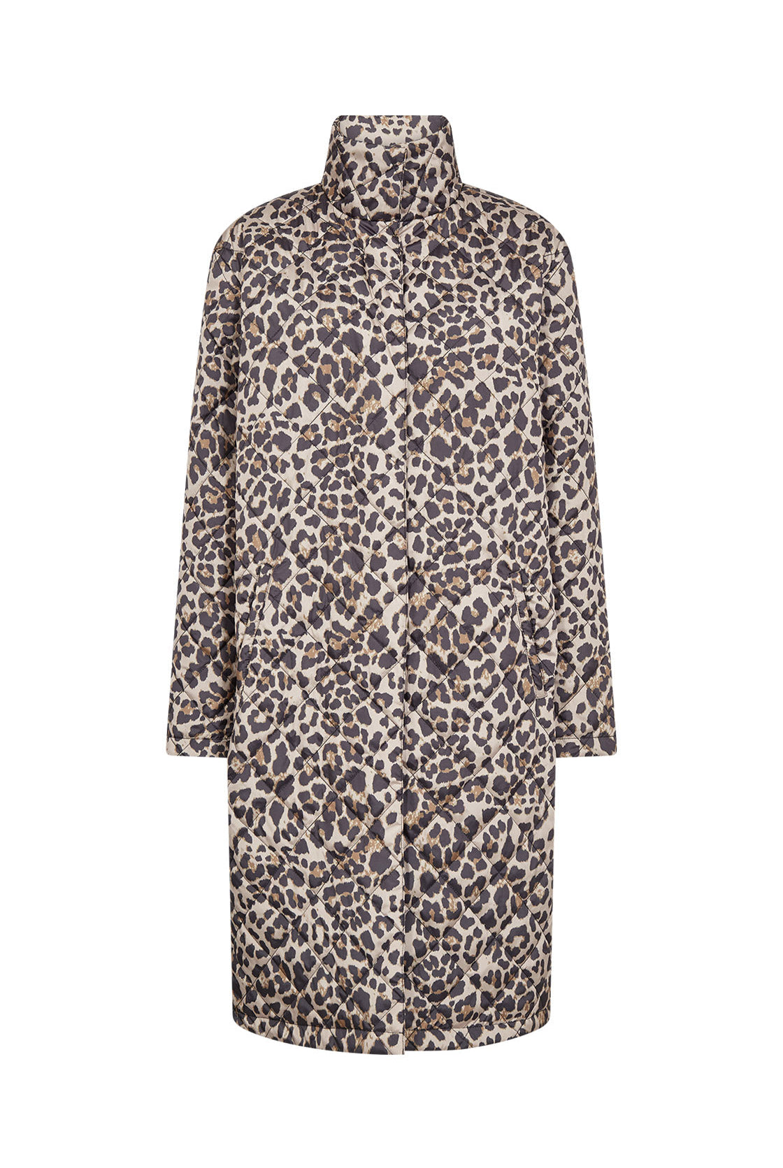 Soya Concept Sedine Quilted Leopard Print - Black Combi