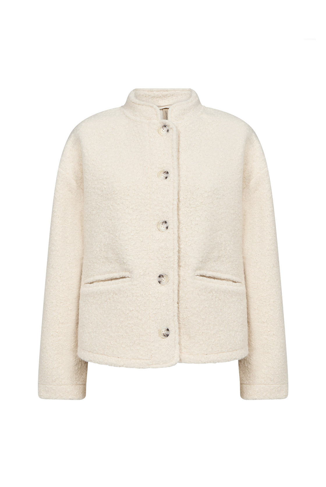 Soya Concept Shaima Boucle Style Jacket - Cream