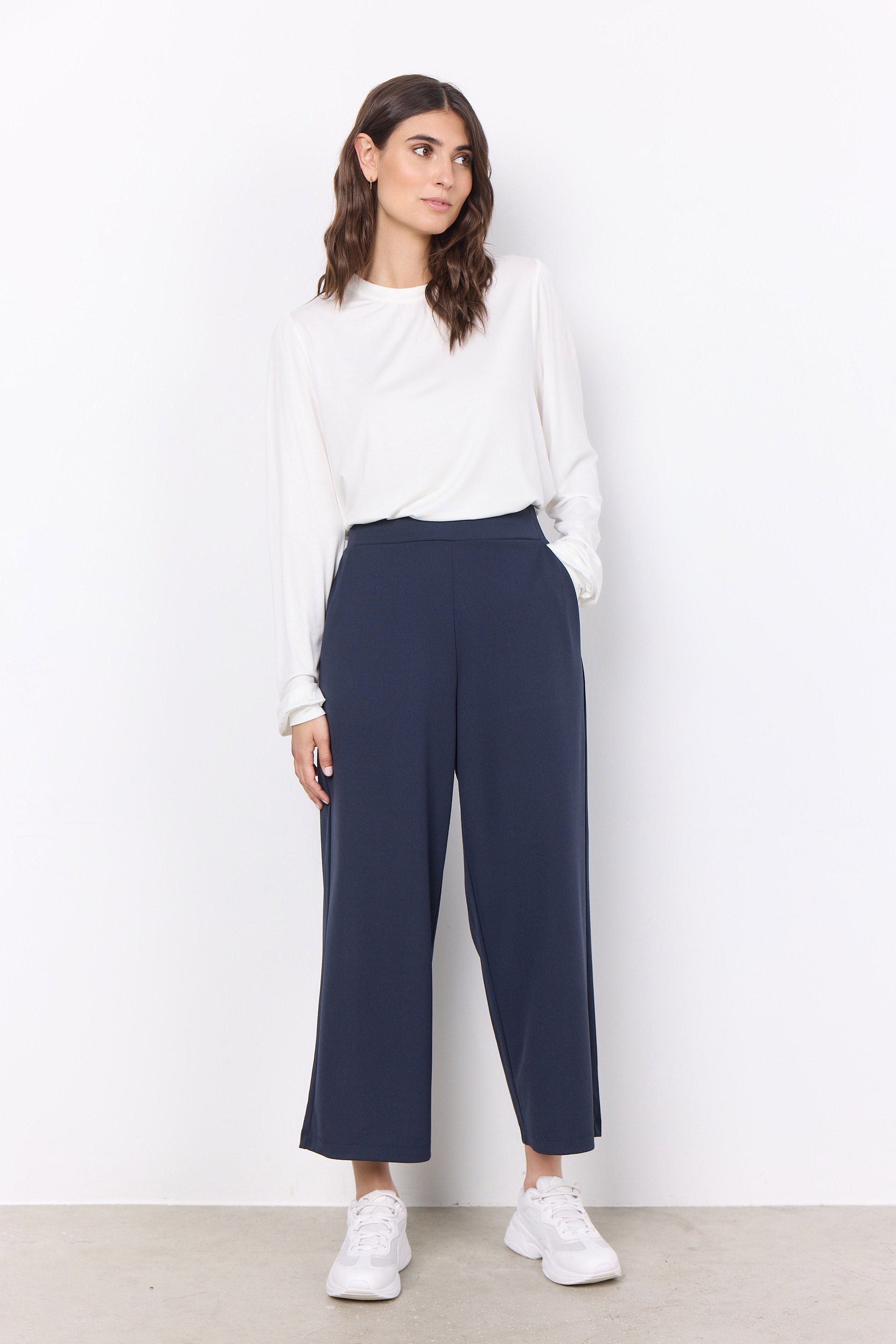 Soya Concept Siham Culottes - Navy