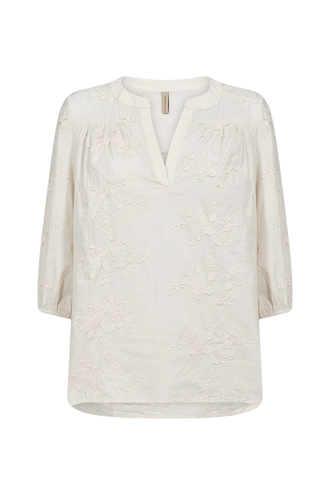 Soya Concept Silva Applique Blouse - Cream