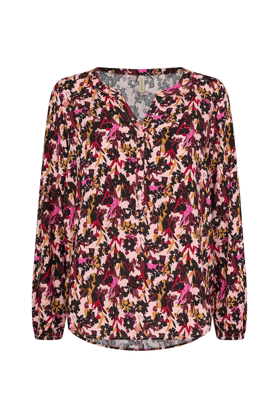 Soya Concept Talena Printed Blouse - Cardinal Combi