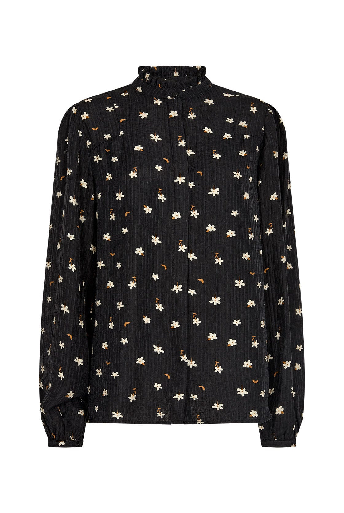 Soya Concept Tama Floral Print Blouse - Black Combi