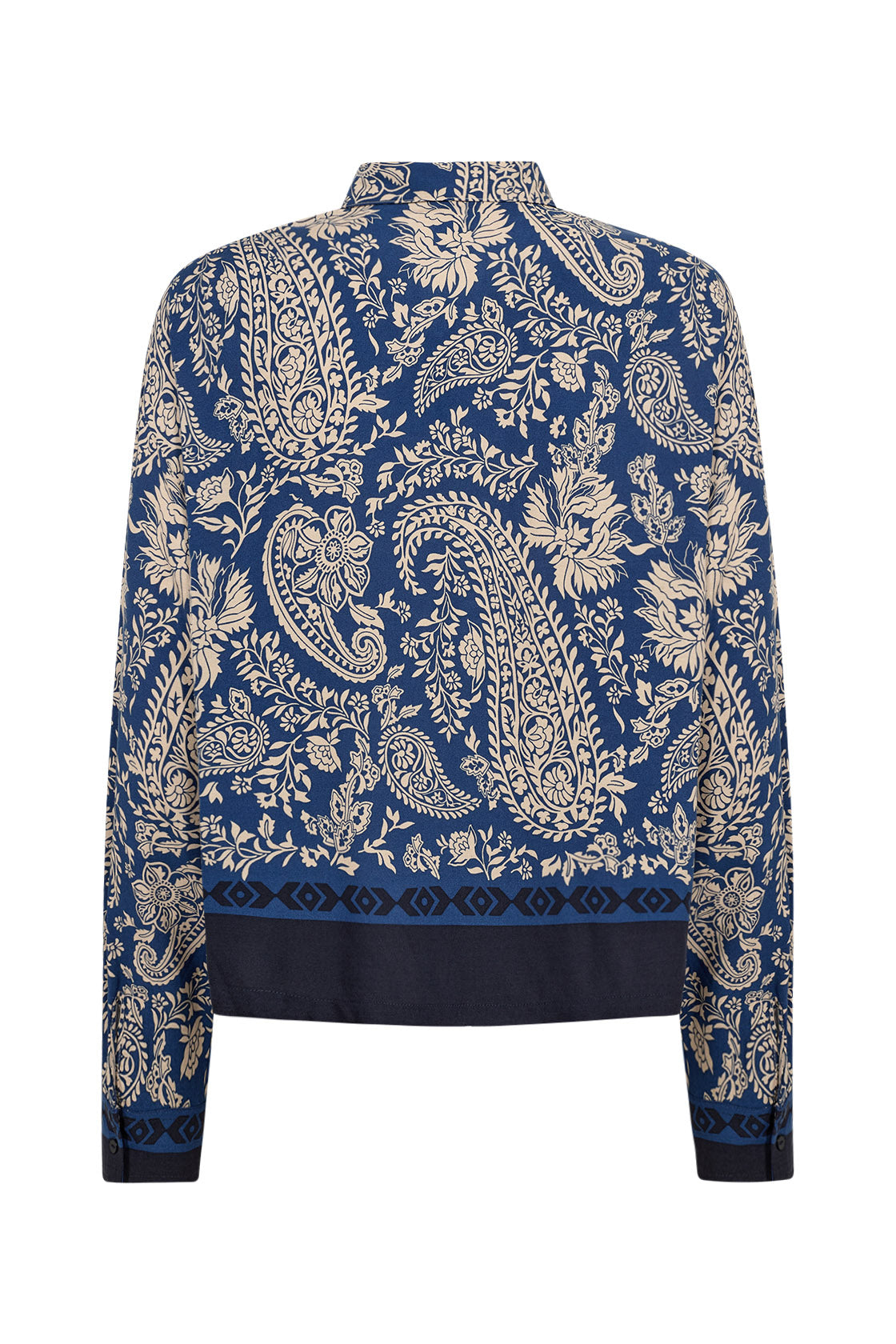 Soya Concept Valgerda Paisley Print Shirt - Estate Blue Combi