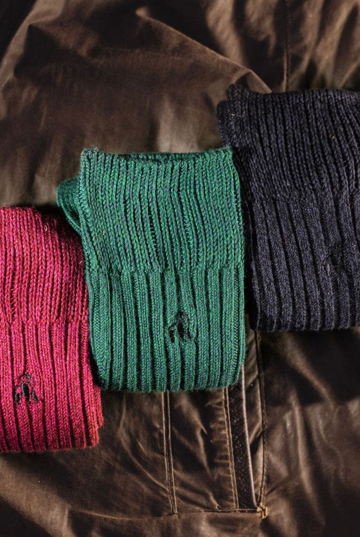 Swole Panda Bamboo Boot Sock - Burgundy SP-BS_BURGUNDY_7-11