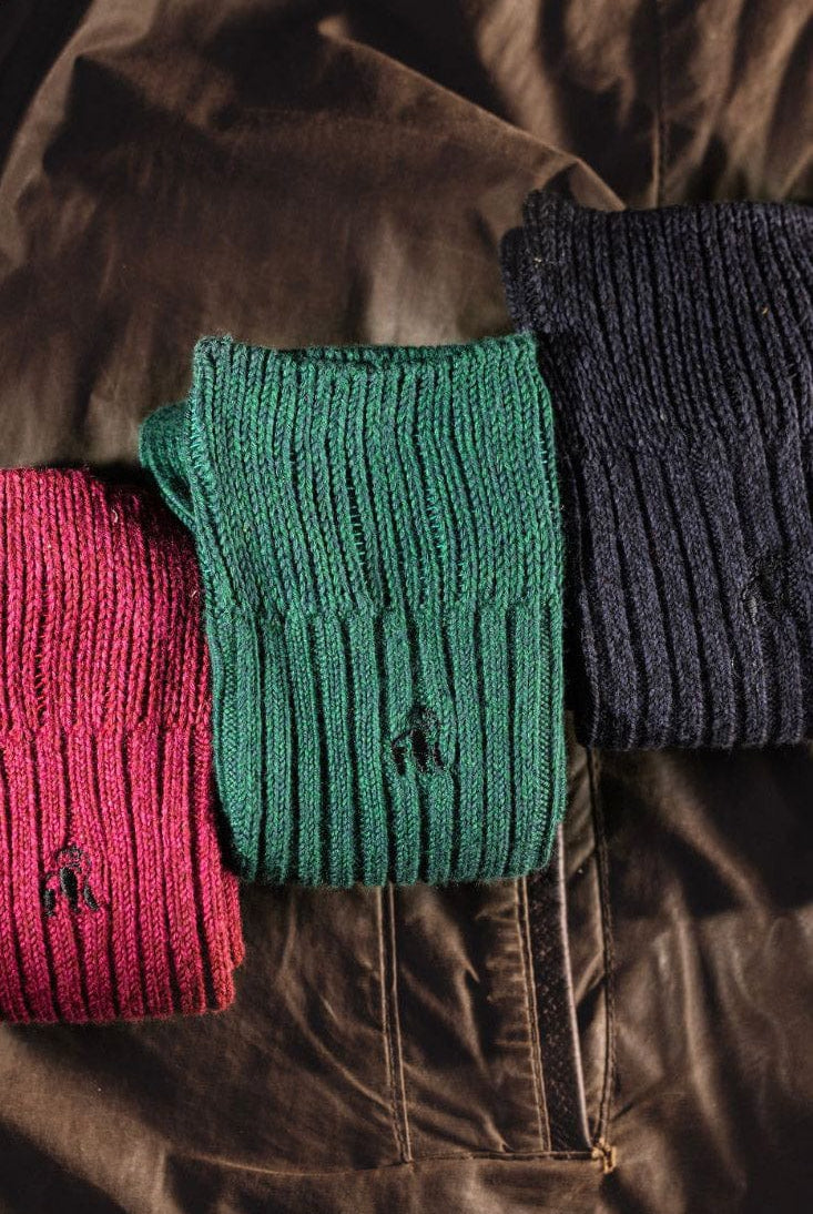 Swole Panda Bamboo Boot Sock - Navy SP-BS_NAVY_7-11