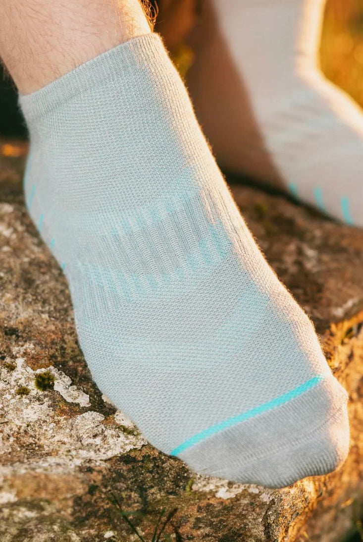 Swole Panda Performance Trainer Socks - Grey SPTS01_GREY_7-11