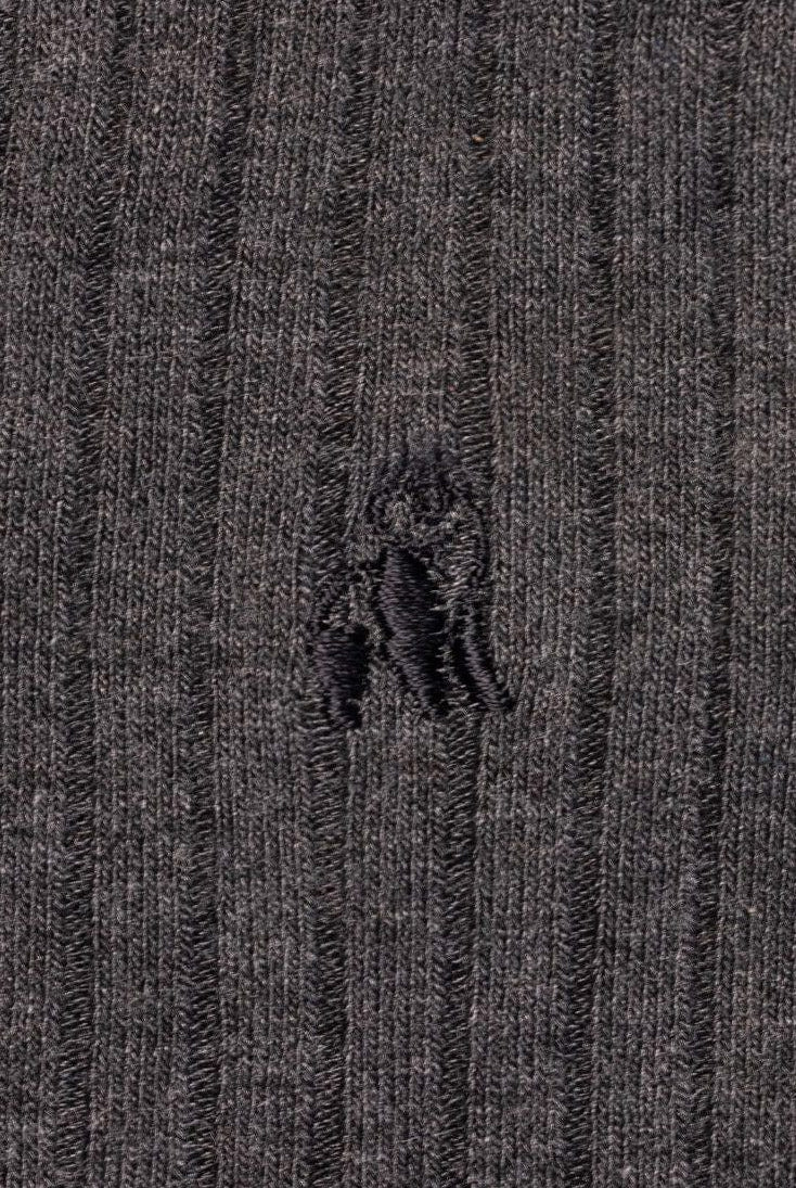 Swole Panda Plain Bamboo Socks - Marl Grey SP466_MARLGREY_7-11