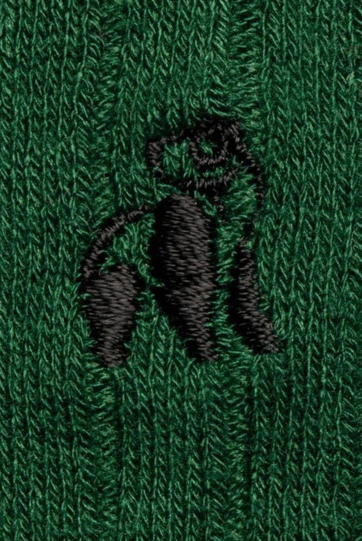 Swole Panda Plain Bamboo Socks - Racing Green SP098_RACEGREEN_7-11