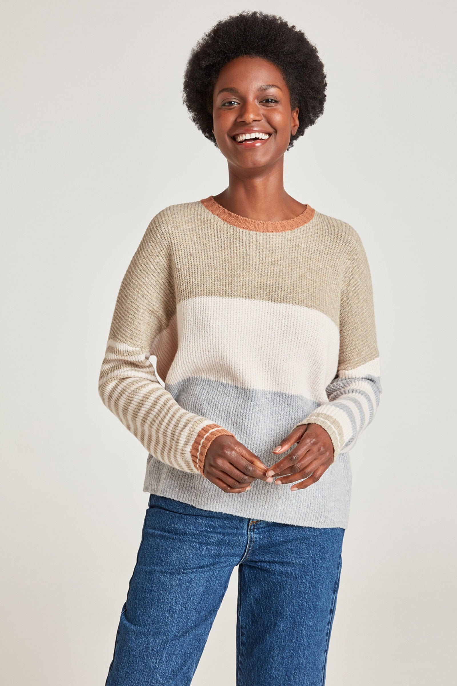 Thought Aadi Organic Cotton Knit Jumper - Multi