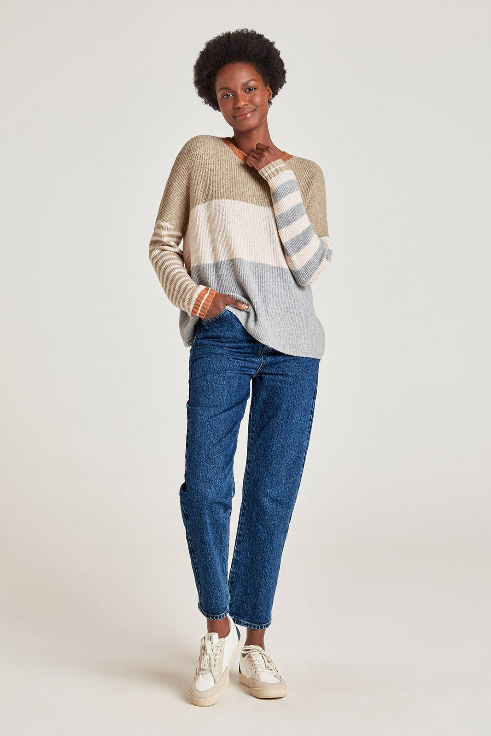 Thought Aadi Organic Cotton Knit Jumper - Multi