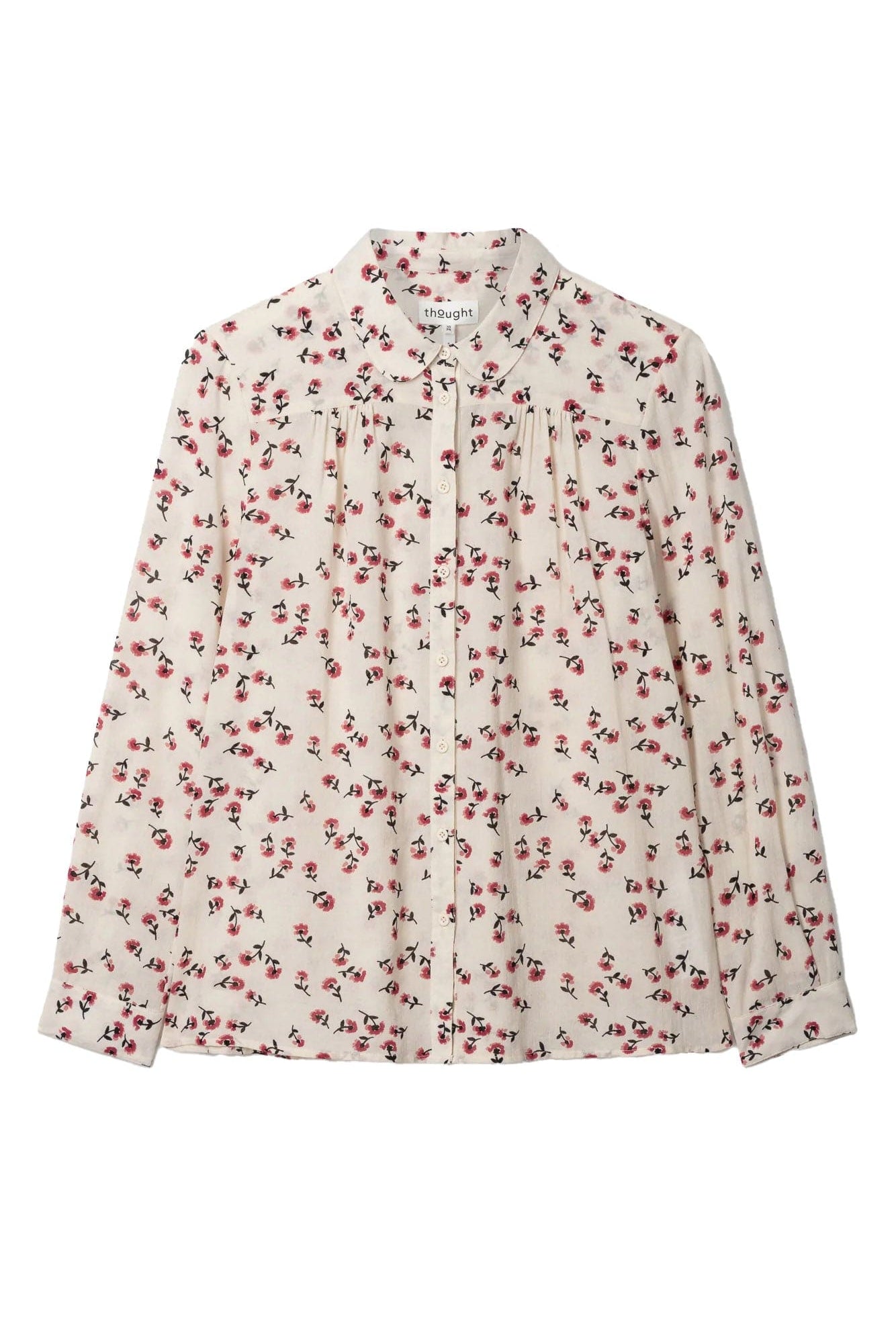 Thought Eloise Organic Cotton Blouse - Stone White