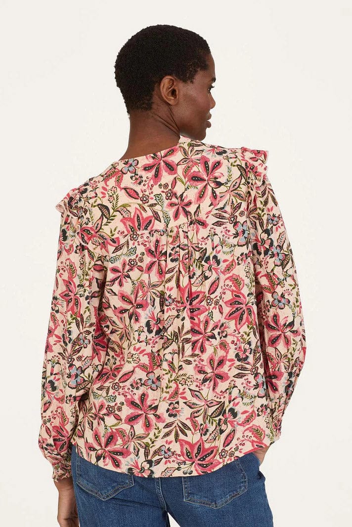 Thought Faye EcoVero Dobby Blouse - Faded Rose Pink