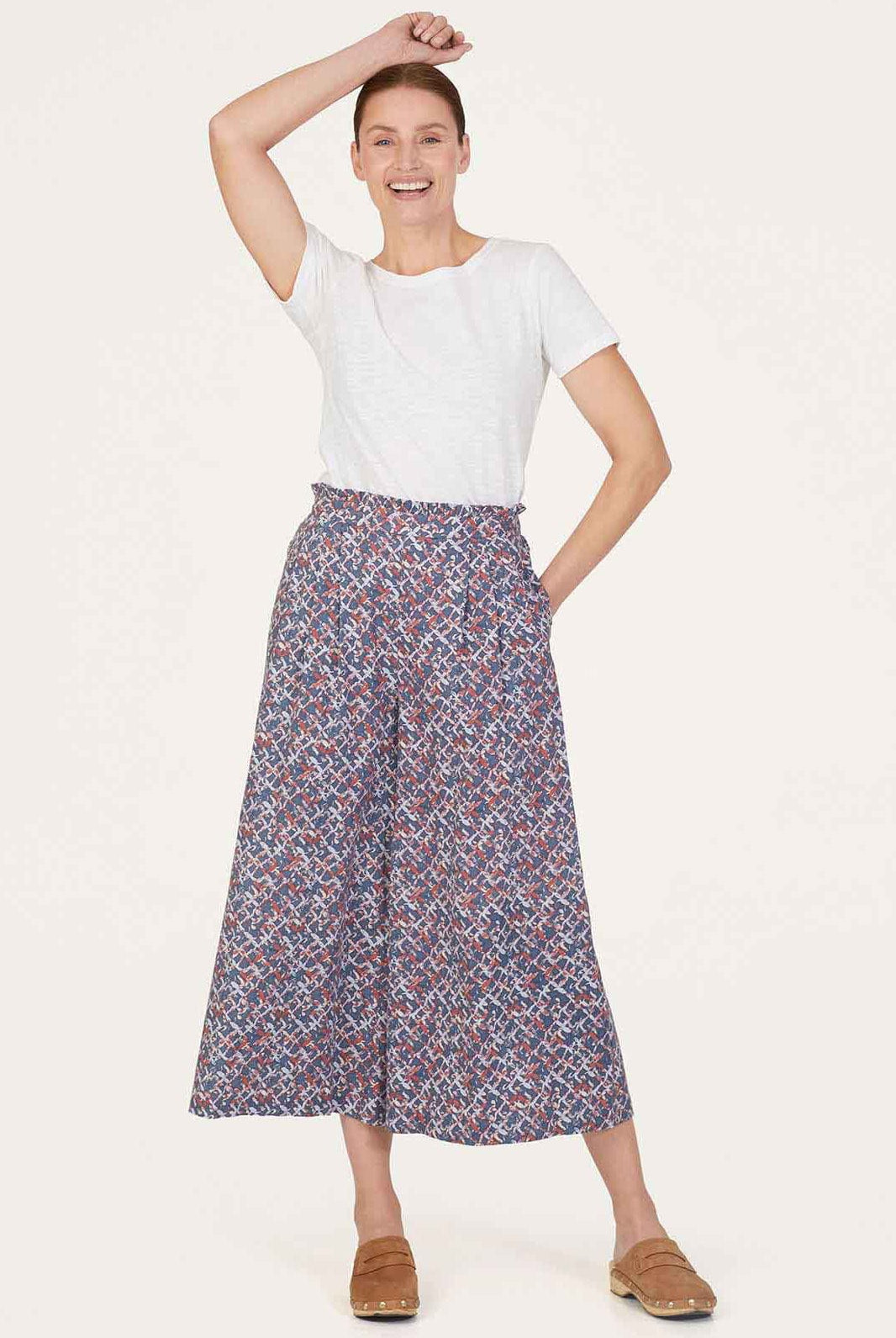 Thought Kalina Hemp Wide Leg Culottes