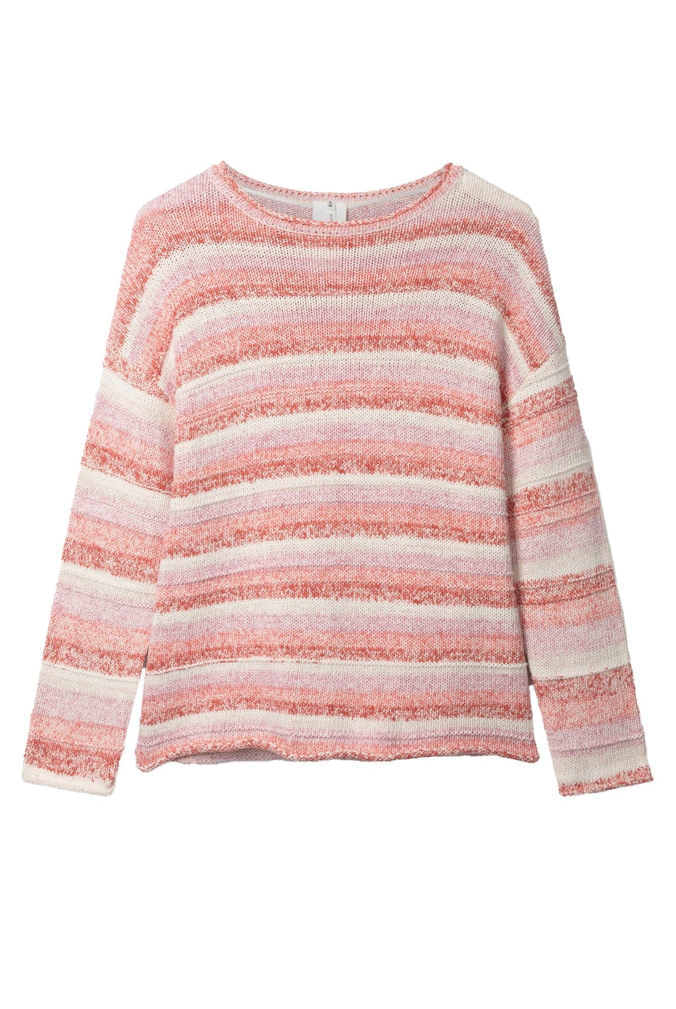 Thought Nori Organic Cotton Knit Jumper - Coral Orange