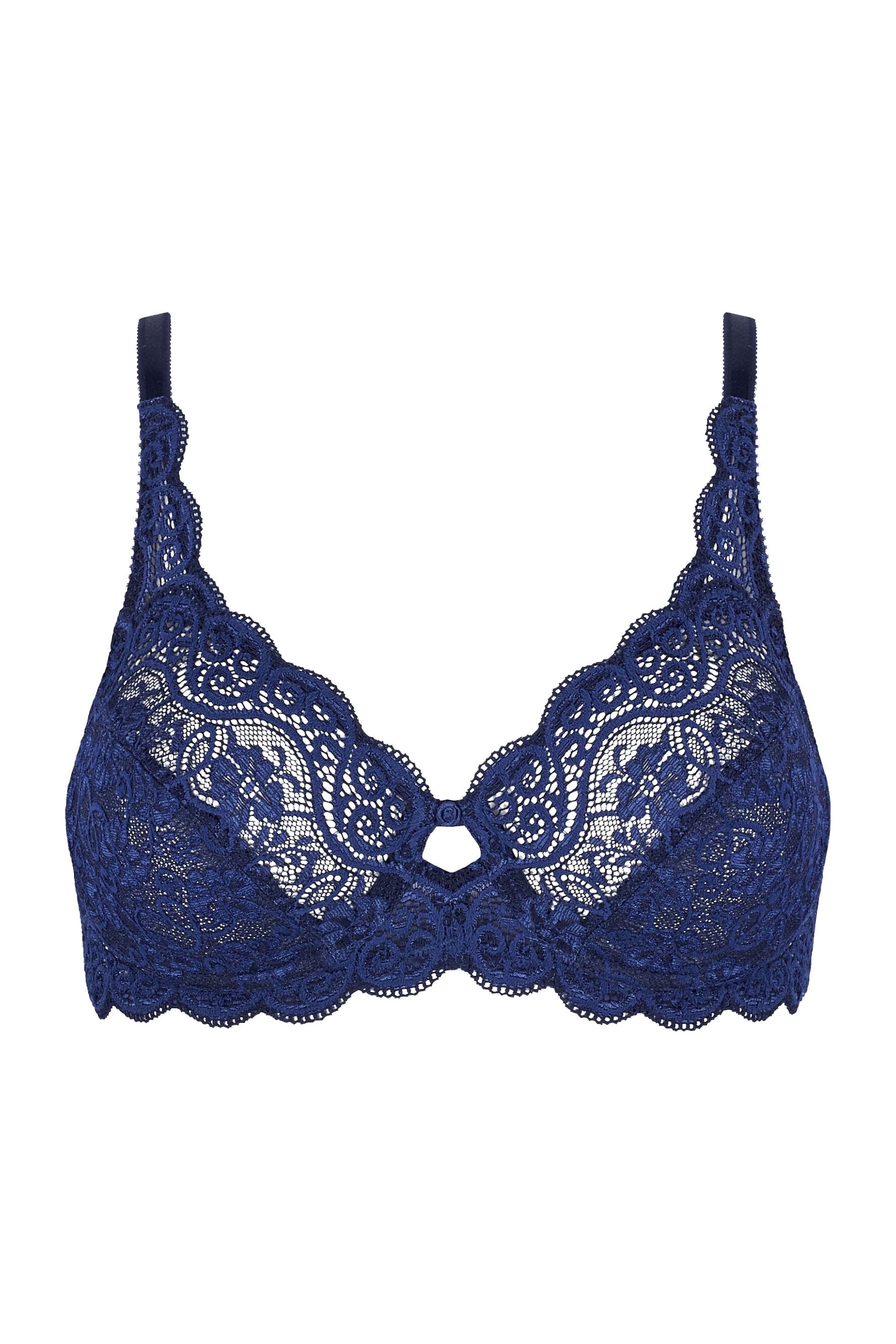 Triumph Amourette 300W Wired Lace Bra - Deep Water