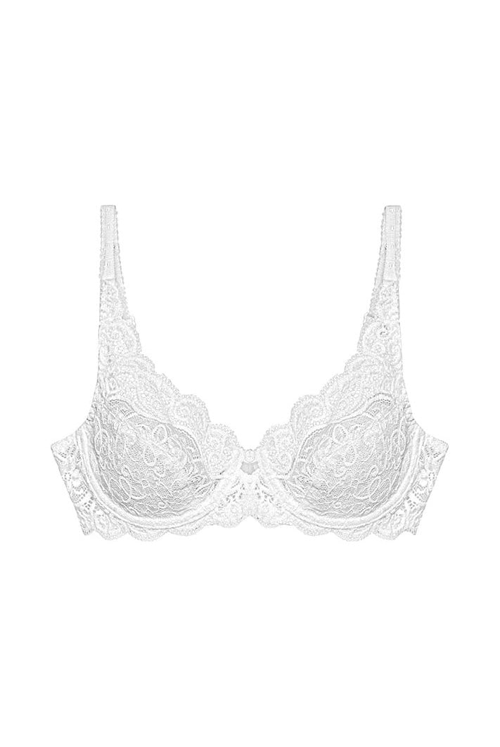 Triumph Amourette 300W Wired Lace Bra - White