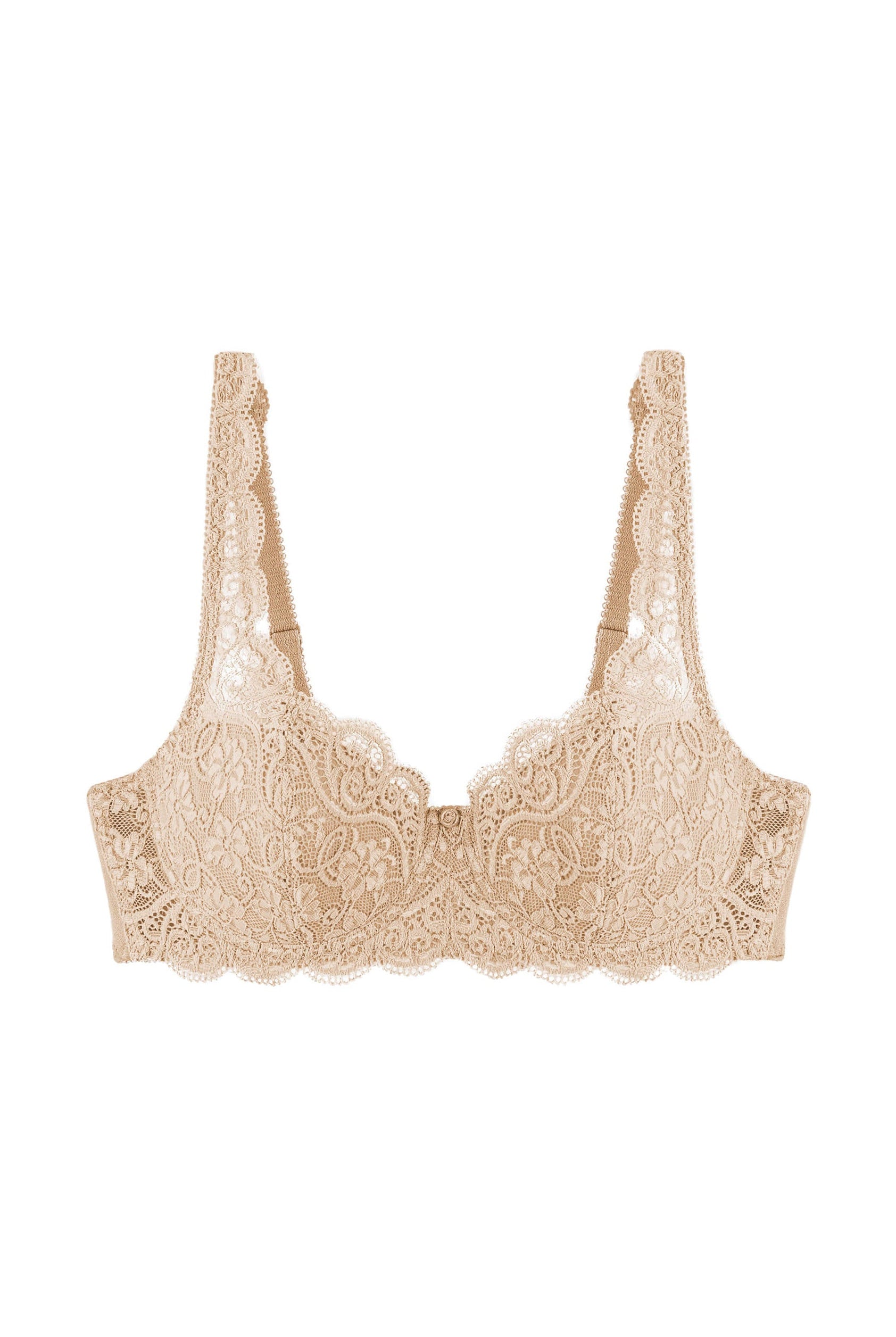 Triumph Amourette 300WHP Wired Padded Lace Bra - Skin