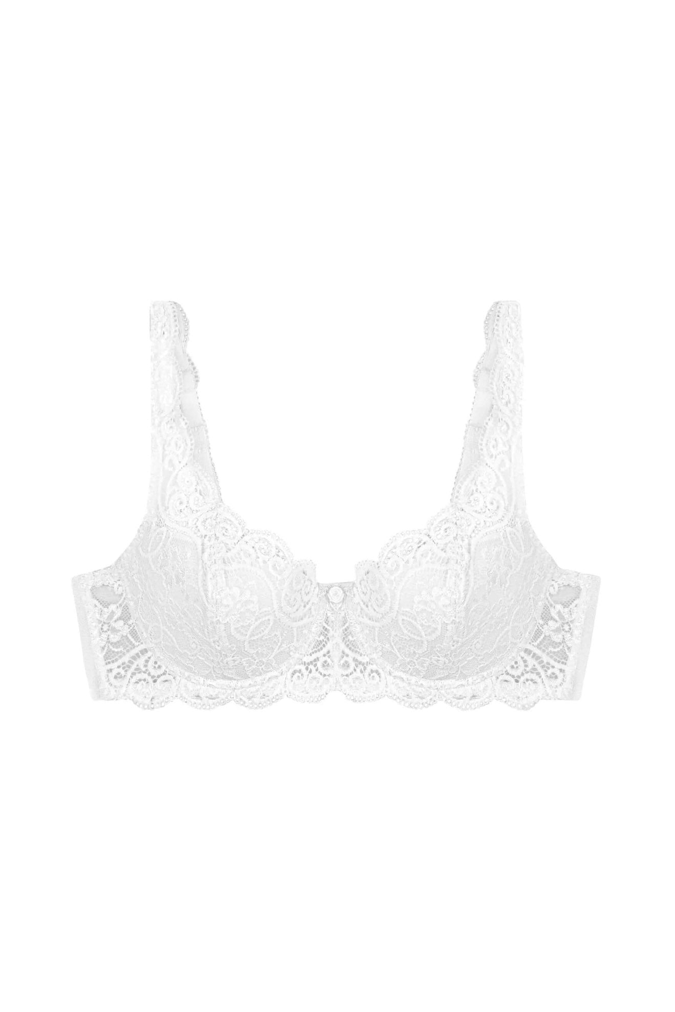Triumph Amourette 300WHP Wired Padded Lace Bra - White