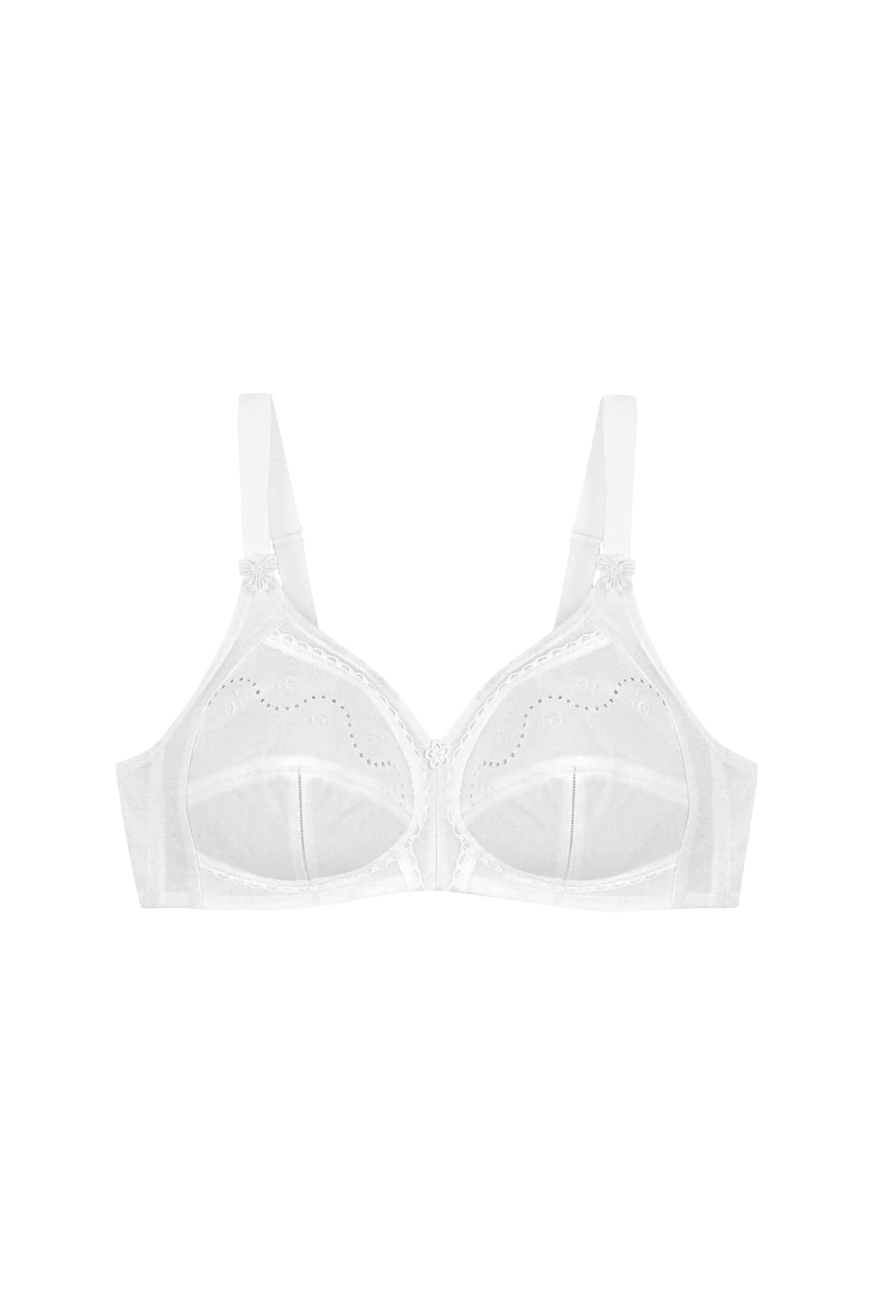 Triumph Doreen + Cotton Non-Wired Bra - White