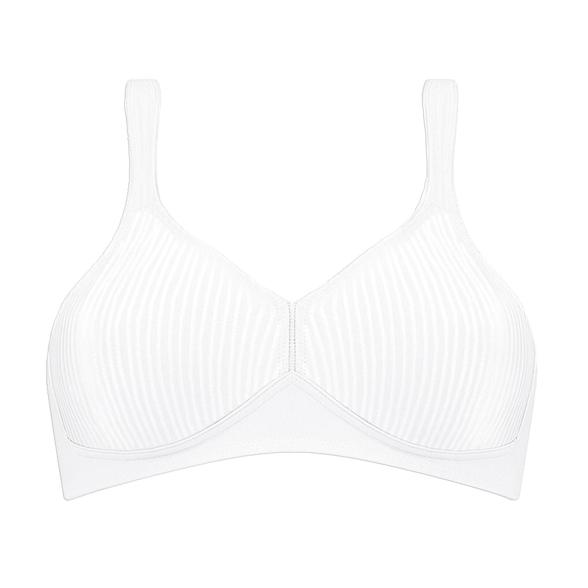 Triumph - Modern Lace Plus Cotton Wireless Bra White