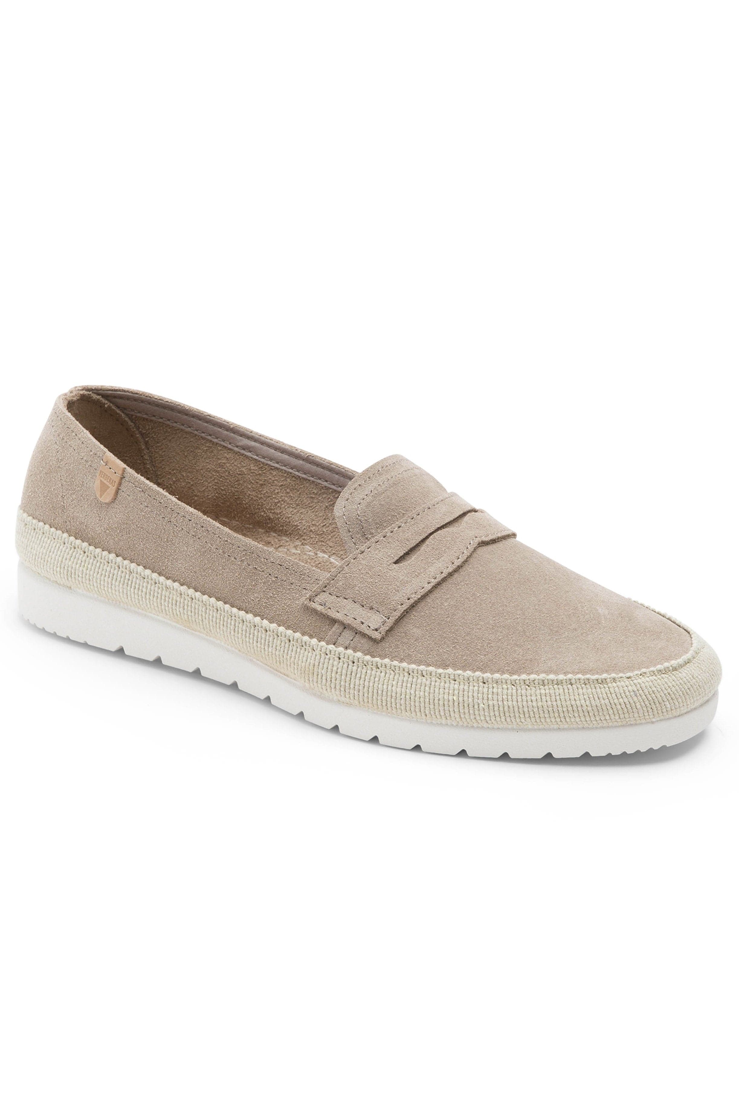 Verbenas Nerea Serraje Suede Leather Espadrilles - Piedra