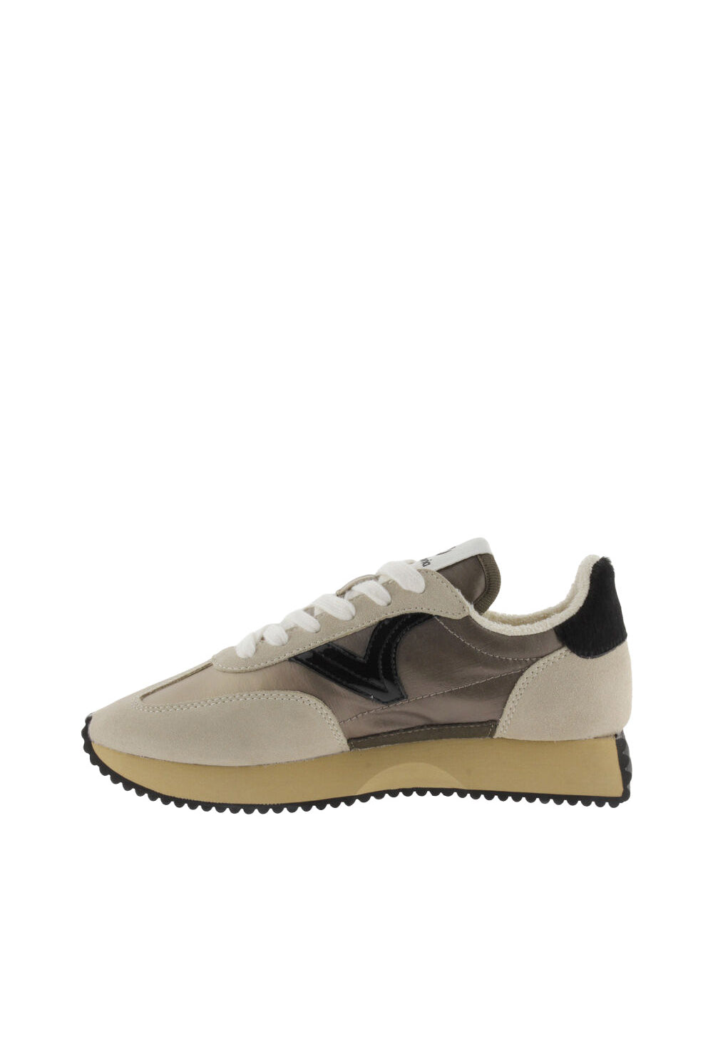 Victoria Cosmos Metal Trainers - Beige