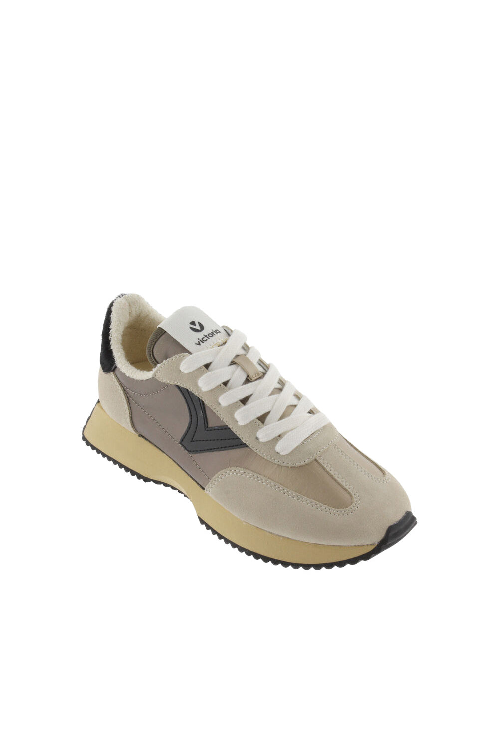 Victoria Cosmos Metal Trainers - Beige